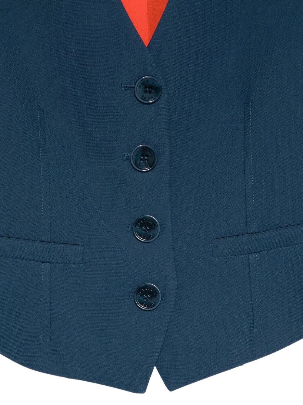 Patrizia Pepe Twill Tailored Vest Size M / US 6-8 / IT 42-44 - 3 Thumbnail