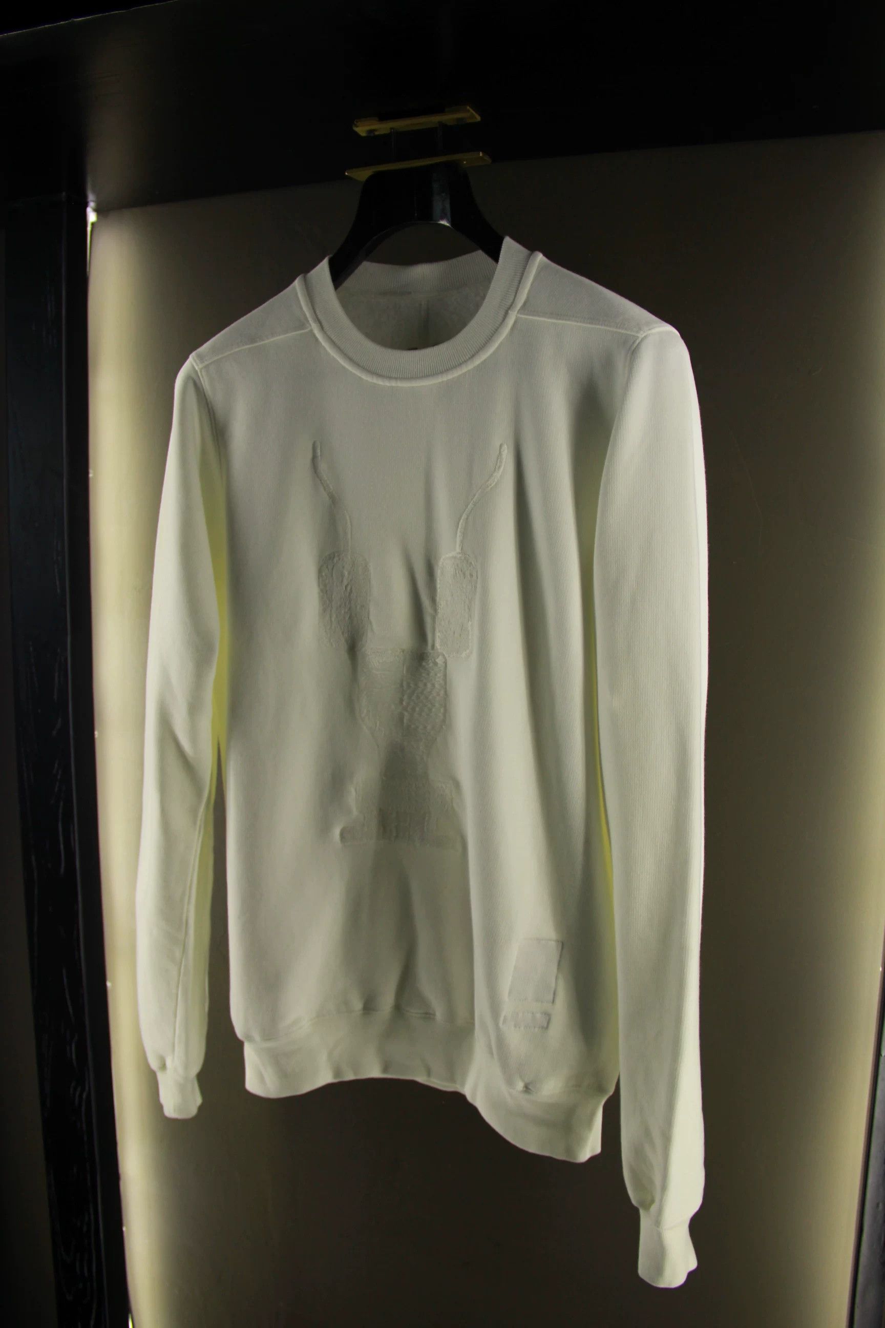Rick Owens Rick Owens White Hoodie Men l Size US L / EU 52-54 / 3 - 5 Thumbnail