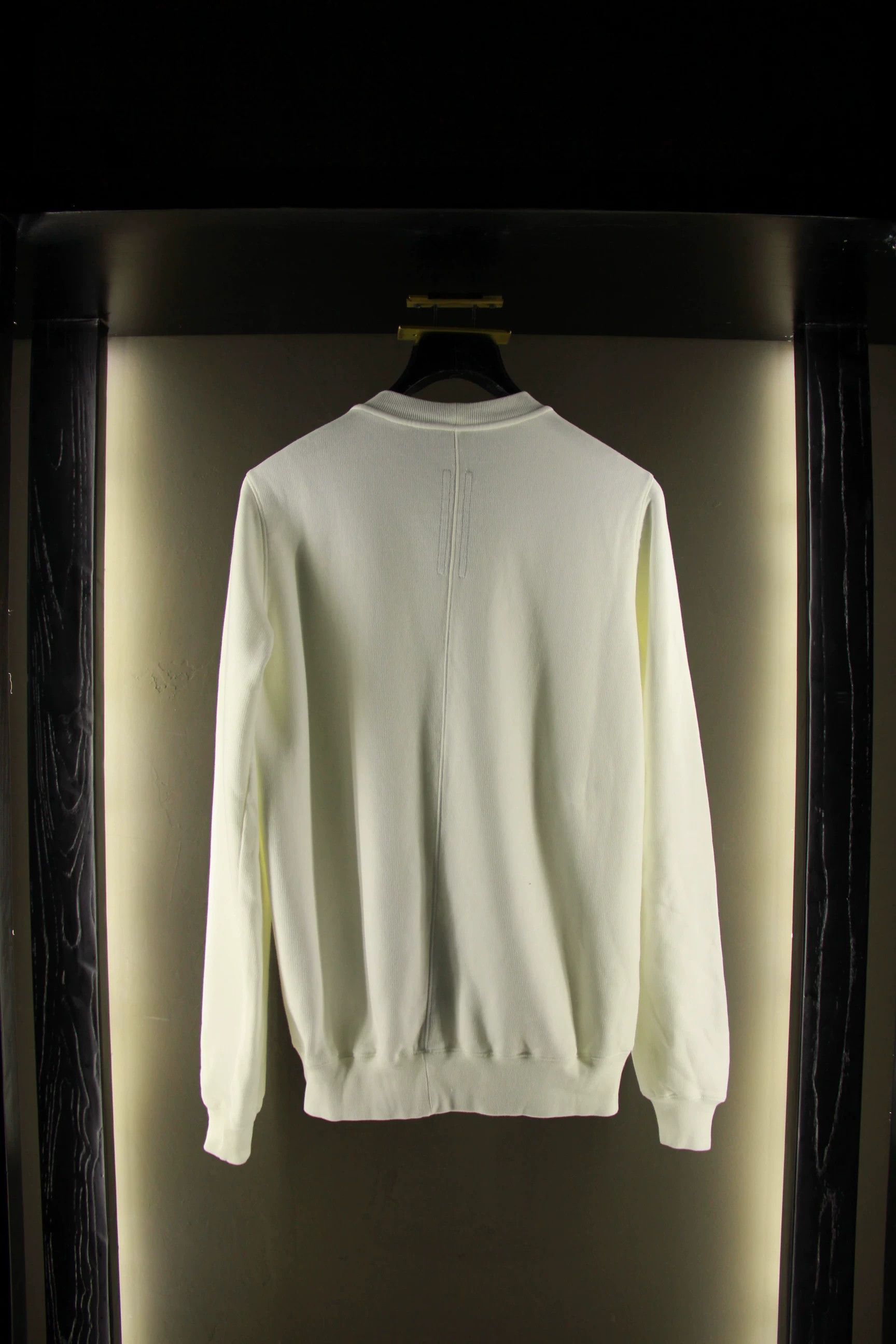Rick Owens Rick Owens White Hoodie Men l Size US L / EU 52-54 / 3 - 2 Thumbnail