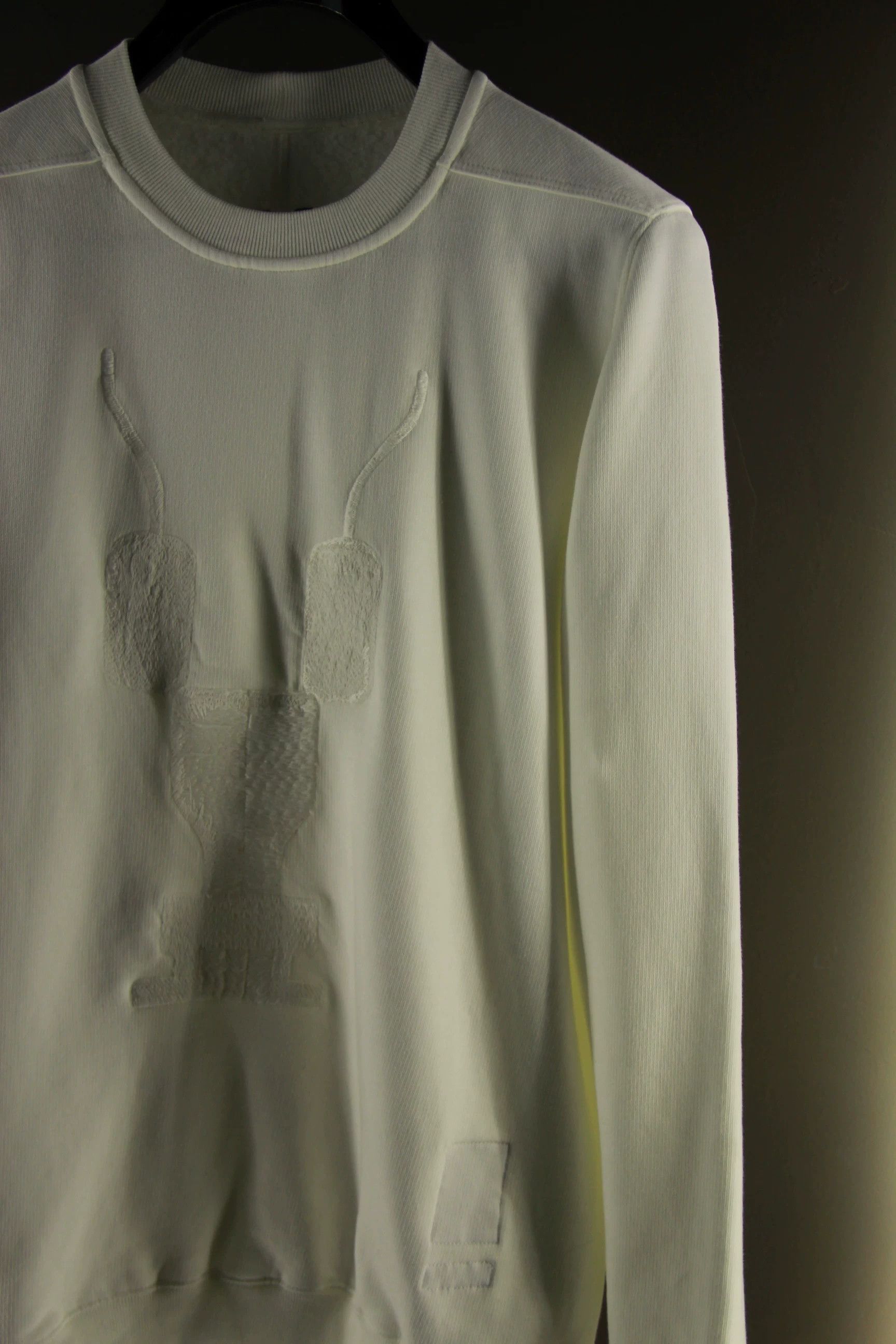 Rick Owens Rick Owens White Hoodie Men xl Size US XL / EU 56 / 4 - 3 Thumbnail