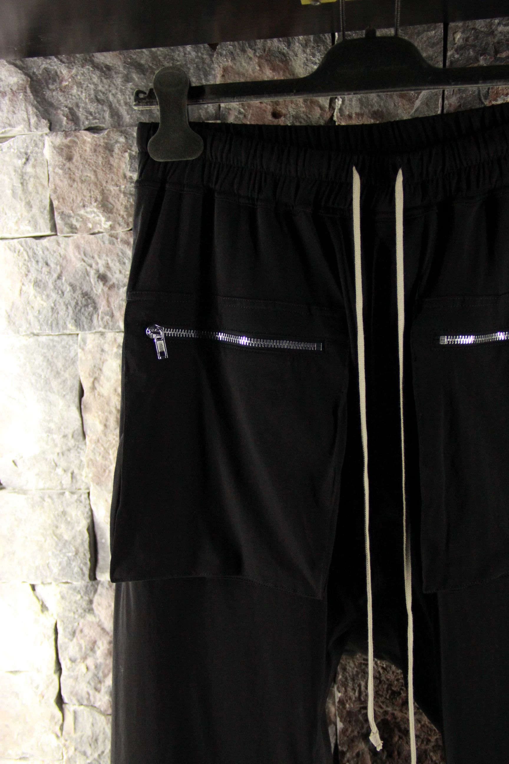 Rick Owens Rick Owens Black Casual Pants Men 30 Size US 30 / EU 46 - 3 Thumbnail