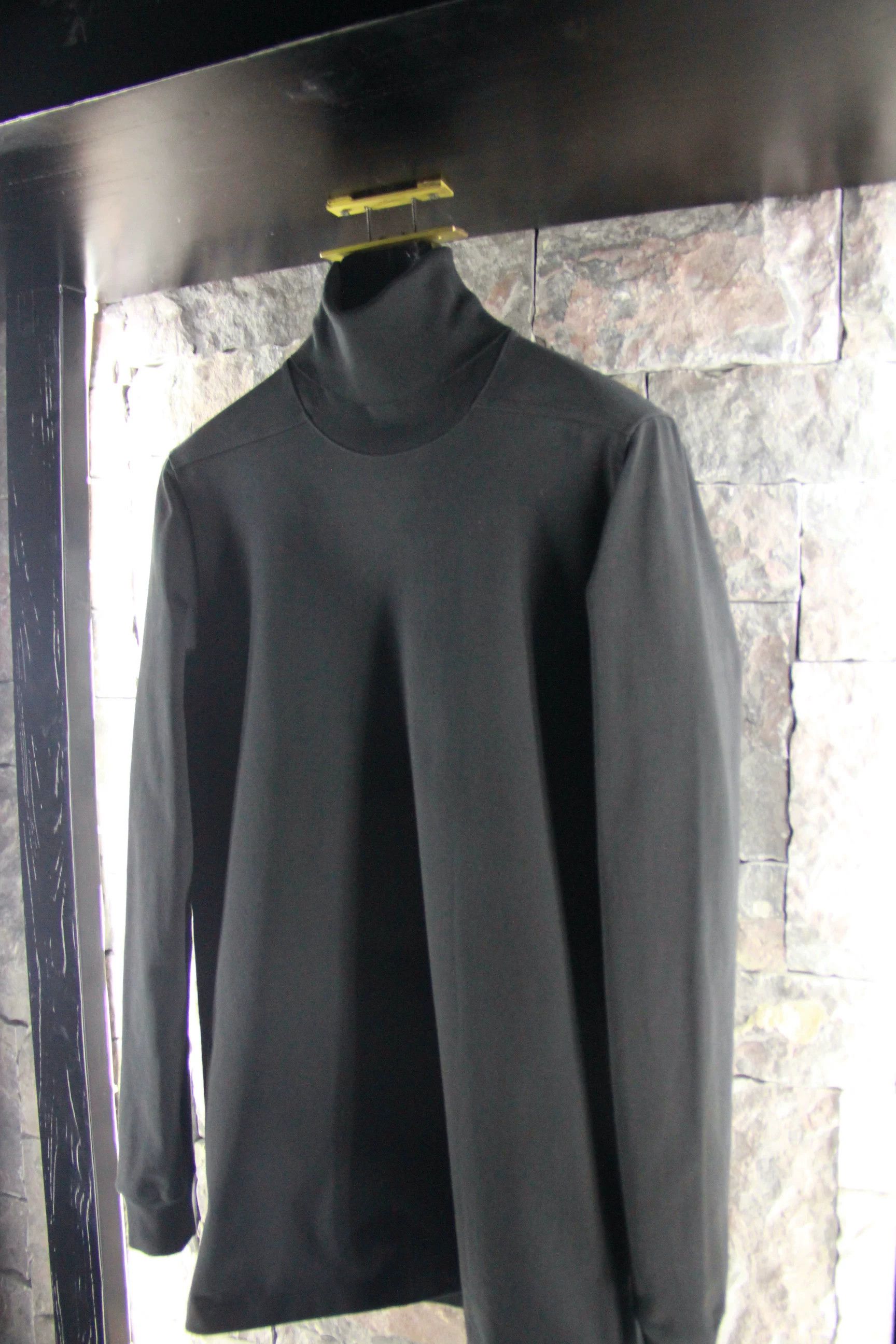 Rick Owens Rick Owens Black Long Sleeve Shirts Men s Size US S / EU 44-46 / 1 - 5 Thumbnail