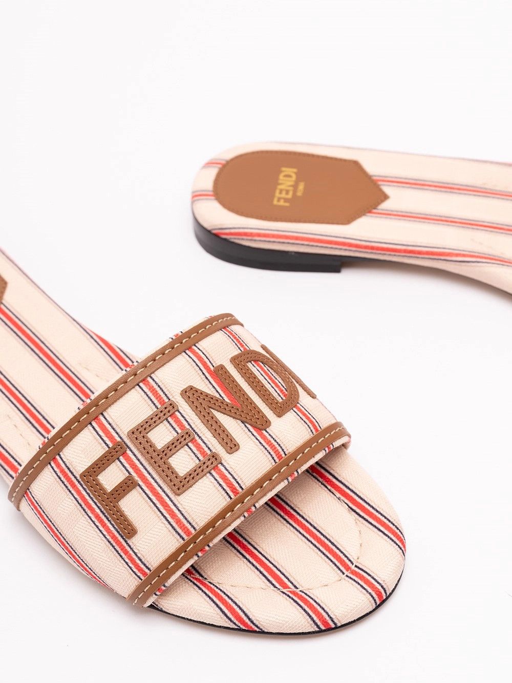 Fendi `FF` Slides Size US 7 / IT 37 - 5 Thumbnail