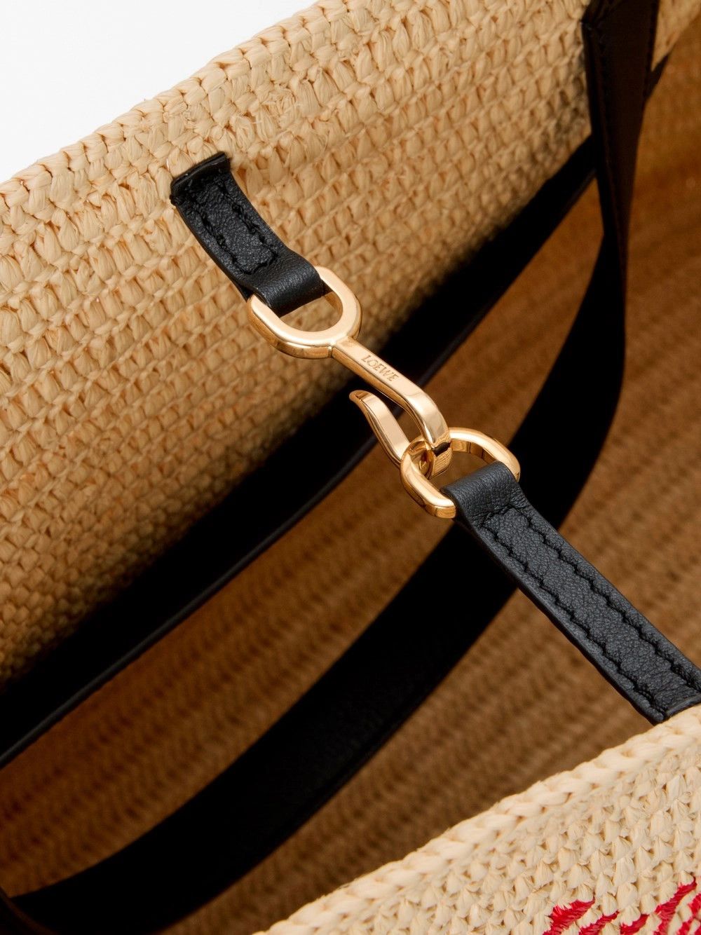 Loewe `Verano` Extra Large Raffia Tote Size ONE SIZE - 5 Thumbnail