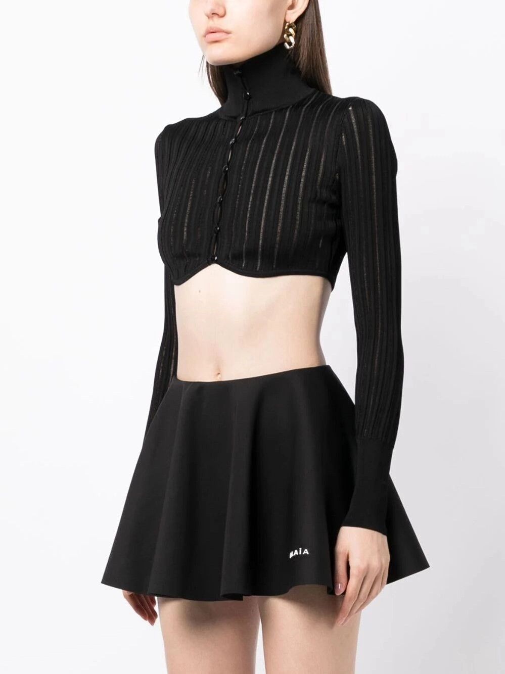 Alaia `Crinoline` Cardigan Size L / US 10 / IT 46 - 3 Thumbnail