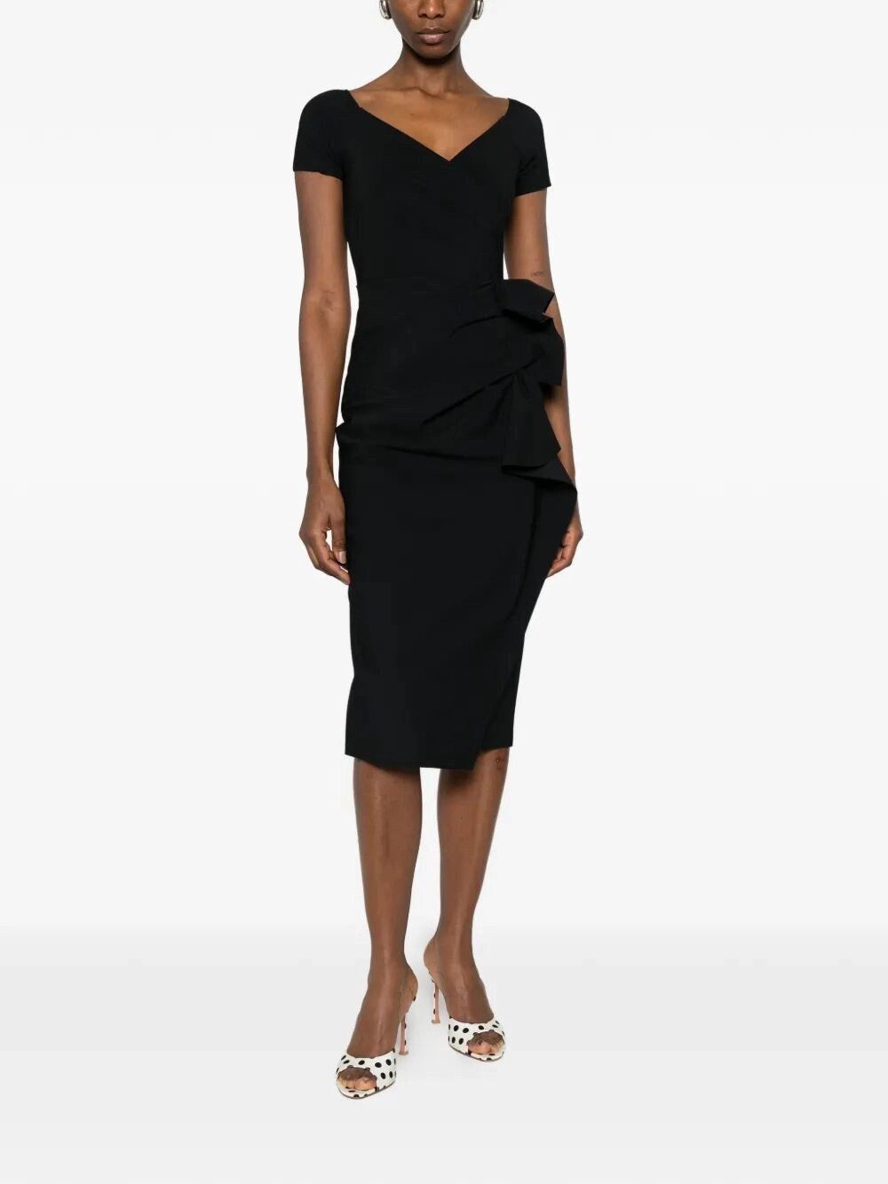 Chiara Boni Silveria Midi Dress Size M / US 6-8 / IT 42-44 - 2 Thumbnail