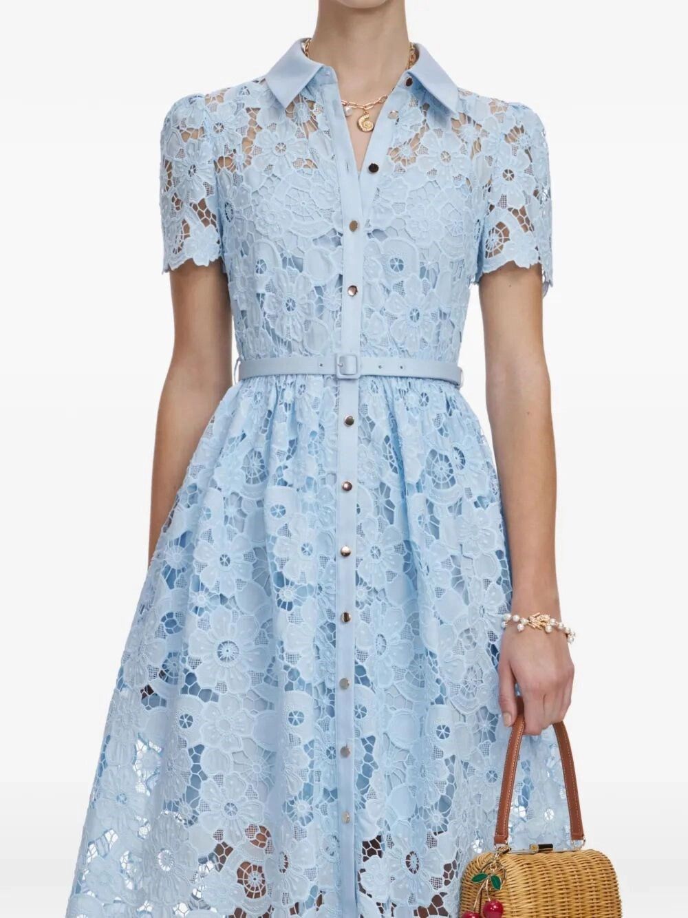 Self-Portrait Guipure Lace Dress Size S / US 4 / IT 40 - 3 Thumbnail