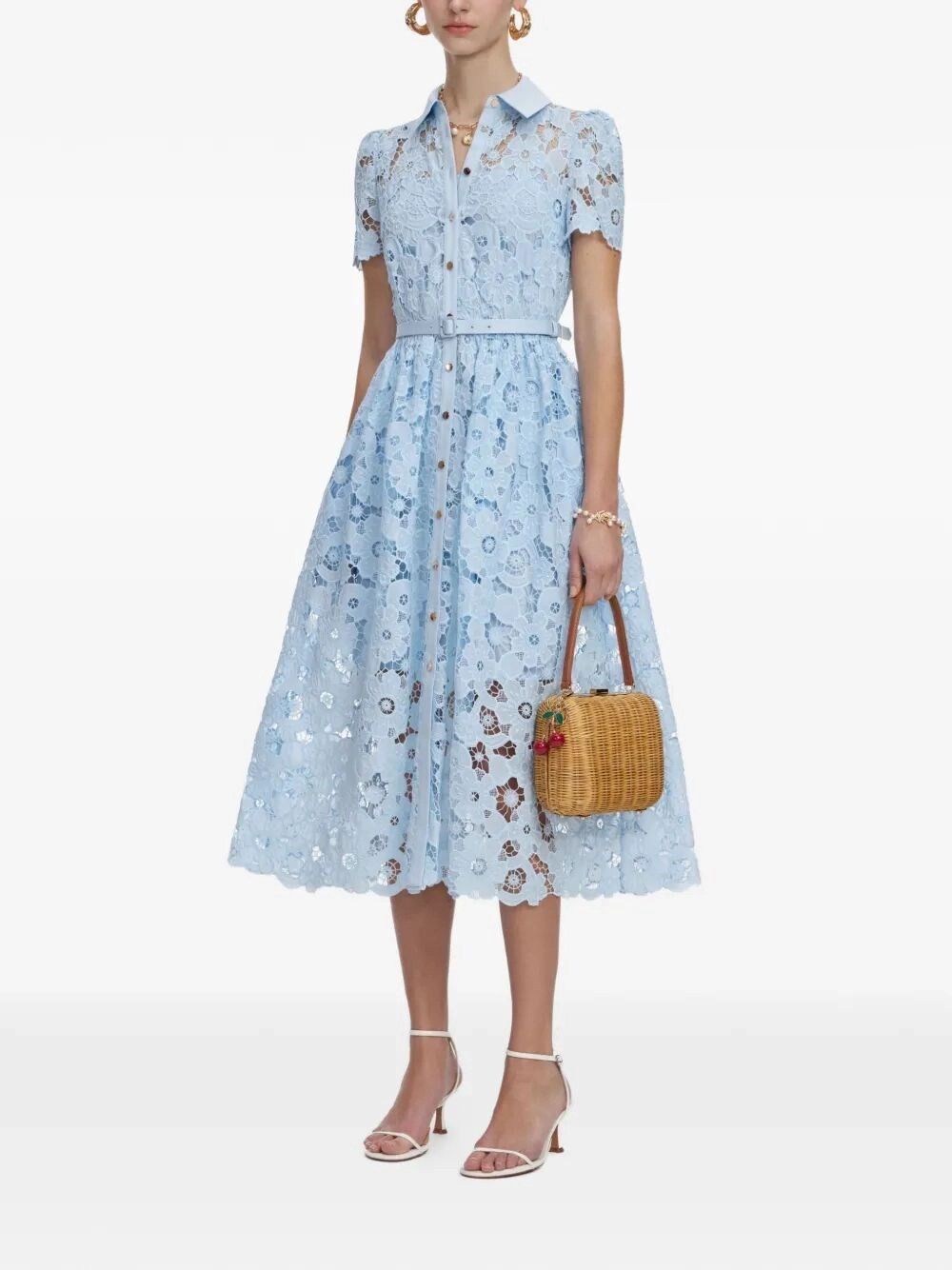 Self-Portrait Guipure Lace Dress Size S / US 4 / IT 40 - 2 Thumbnail