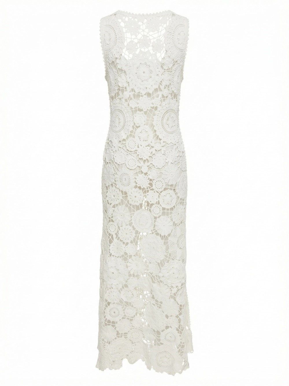 Self-Portrait Crochet Maxi Dress Size M / US 6-8 / IT 42-44 - 2 Thumbnail