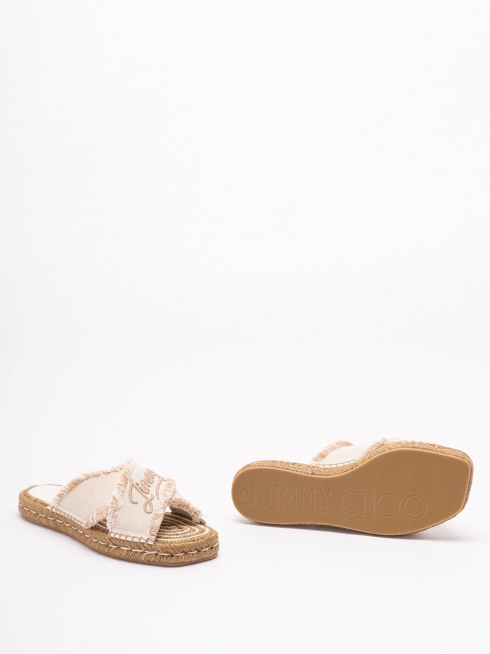Jimmy Choo `Aciel Sandal Flat` Size US 9 / IT 39 - 4 Thumbnail