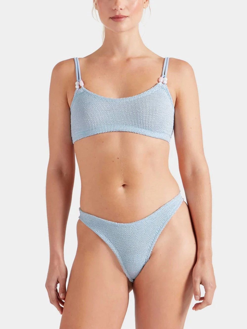 Hunza G `Cassie` Beaded Bikini Size M / US 6-8 / IT 42-44 - 2 Thumbnail