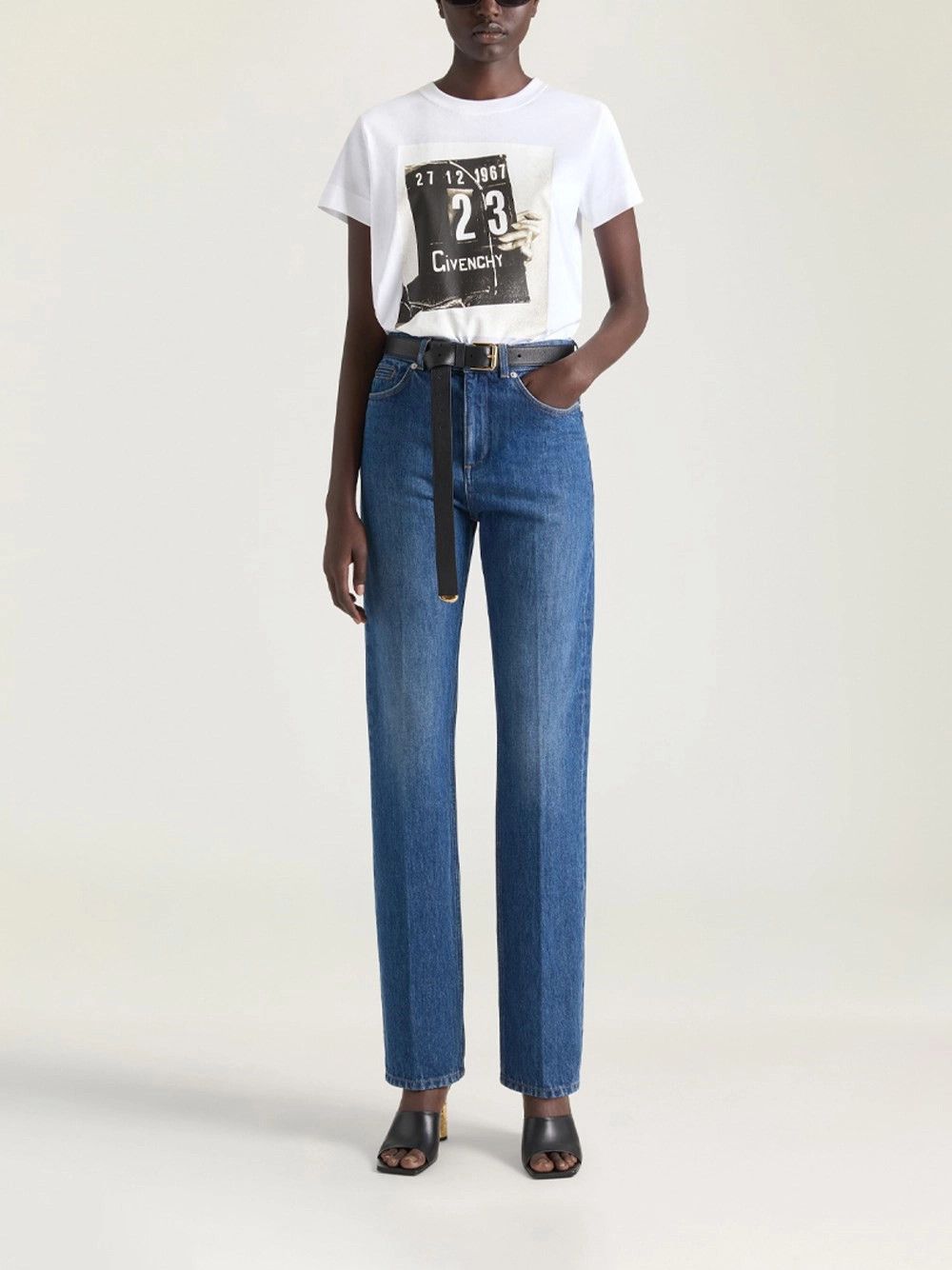 Givenchy Straight Fit Jeans Size 27" / US 4 / IT 40 - 3 Thumbnail
