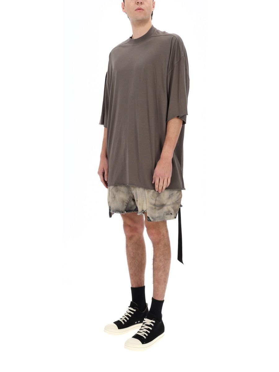 Rick Owens Drkshdw RICK OWENS DRKSHDW "TOMMY T" T-SHIRT - DOVE Size US M / EU 48-50 / 2 - 2 Thumbnail