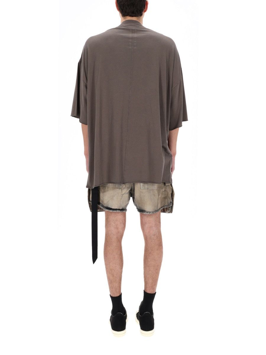 Rick Owens Drkshdw RICK OWENS DRKSHDW "TOMMY T" T-SHIRT - DOVE Size US M / EU 48-50 / 2 - 5 Thumbnail