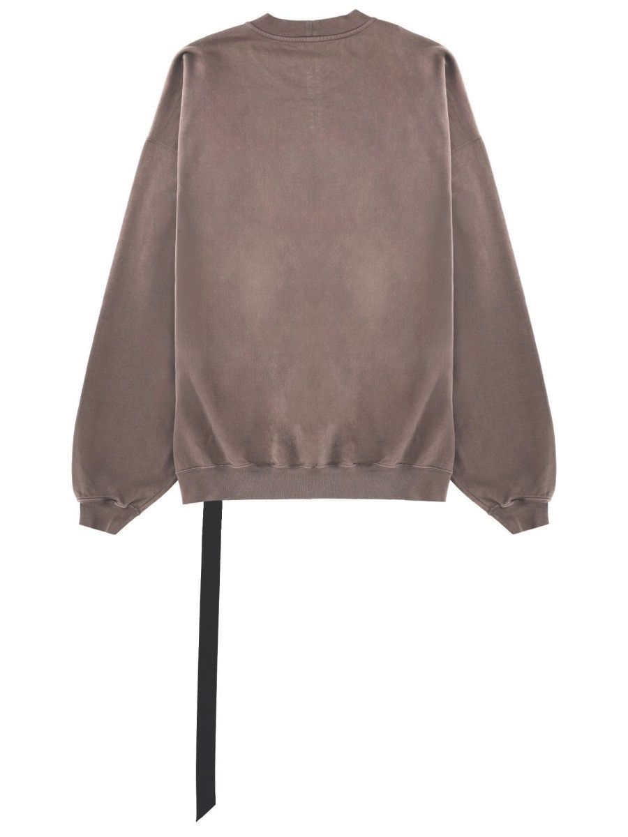 Rick Owens Drkshdw RICK OWENS DRKSHDW FELPA "HUN CREWNECK" IN COTONE - BEIGE Size US M / EU 48-50 / 2 - 5 Thumbnail