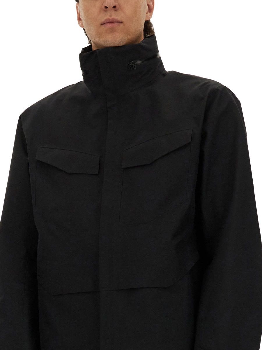 Veilance VEILANCE JACKET WITH FOLDABLE HOOD - BLACK Size US XL / EU 56 / 4 - 4 Thumbnail