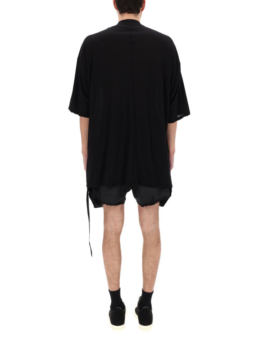 Rick Owens Drkshdw RICK OWENS DRKSHDW "TOMMY T" T-SHIRT - BLACK Size US M / EU 48-50 / 2 - 5 Thumbnail