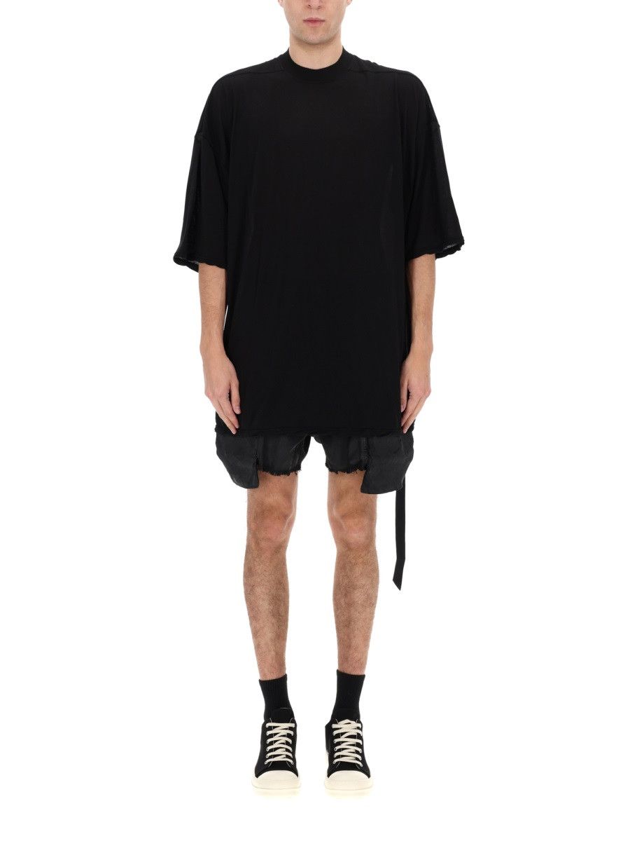 Rick Owens Drkshdw RICK OWENS DRKSHDW "TOMMY T" T-SHIRT - BLACK Size US M / EU 48-50 / 2 - 4 Thumbnail