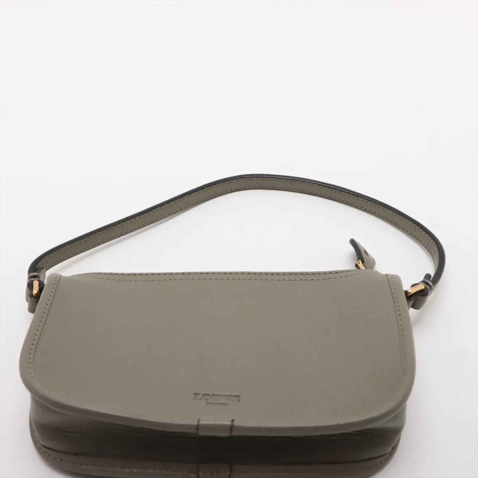 Loewe Loewe Accessory Pouch Leather Handbag Small Gray Brand Women's Size ONE SIZE - 6 Thumbnail
