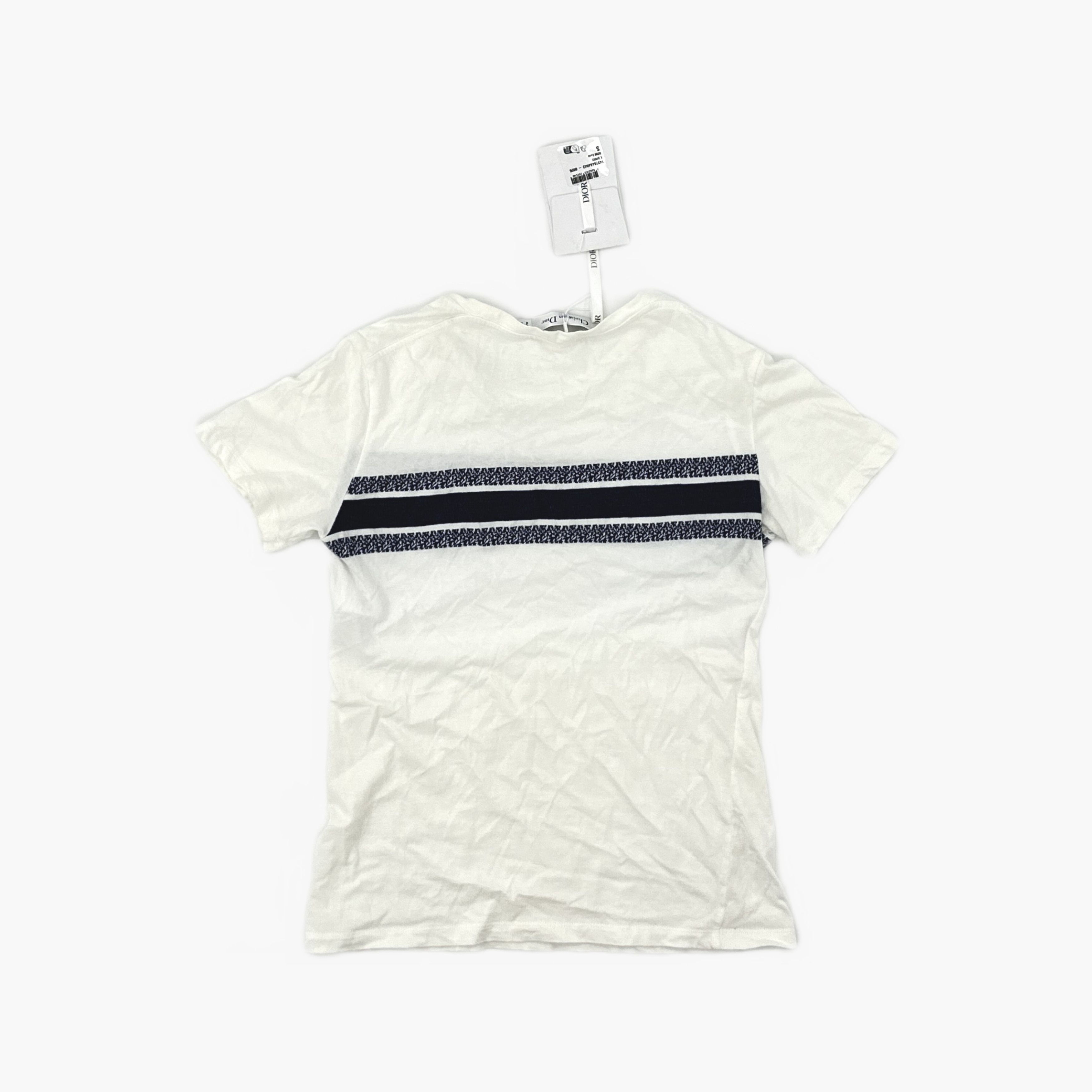 Dior Dior Striped Logo T-Shirt Size S Size S / US 4 / IT 40 - 2 Thumbnail