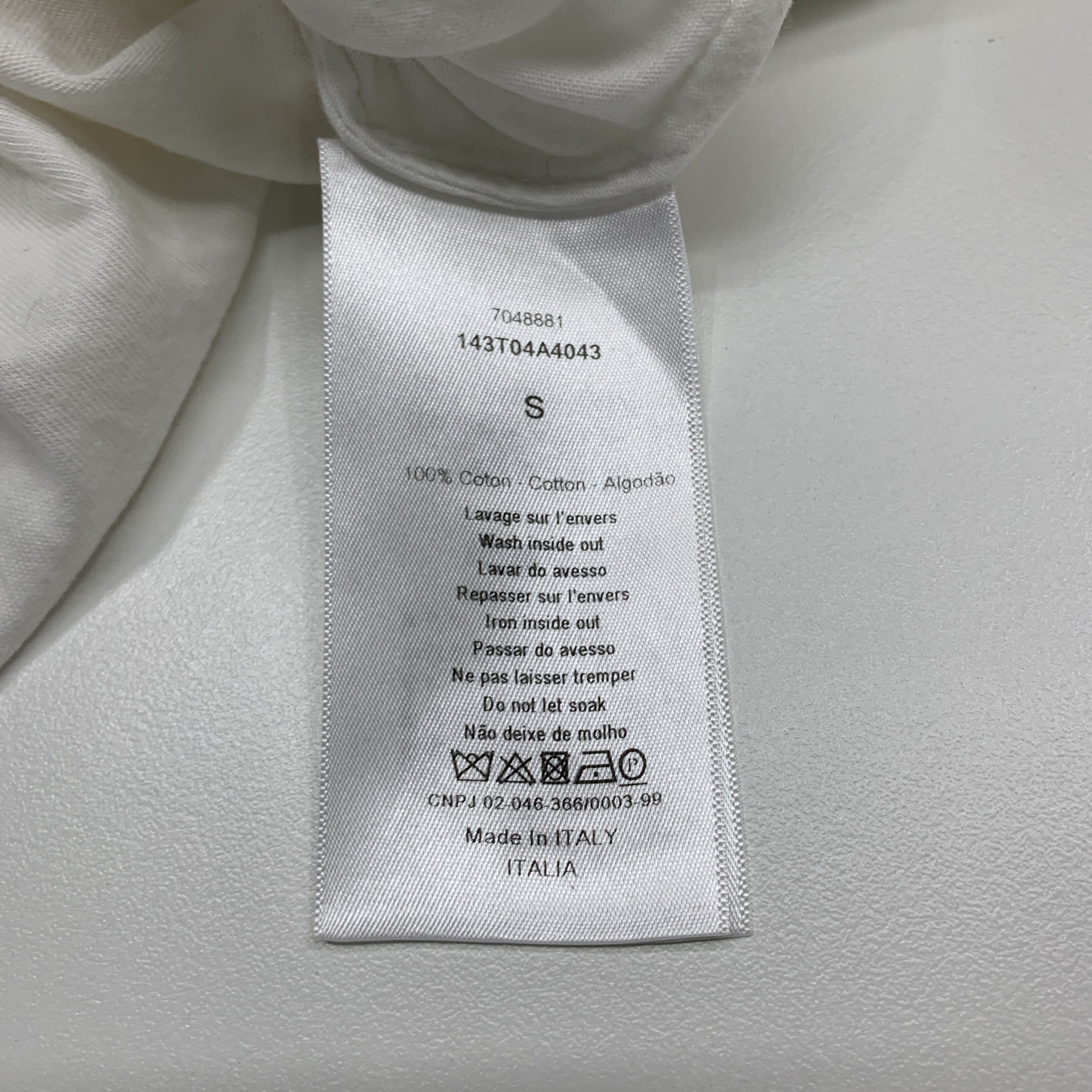 Dior Dior Striped Logo T-Shirt Size S Size S / US 4 / IT 40 - 4 Thumbnail
