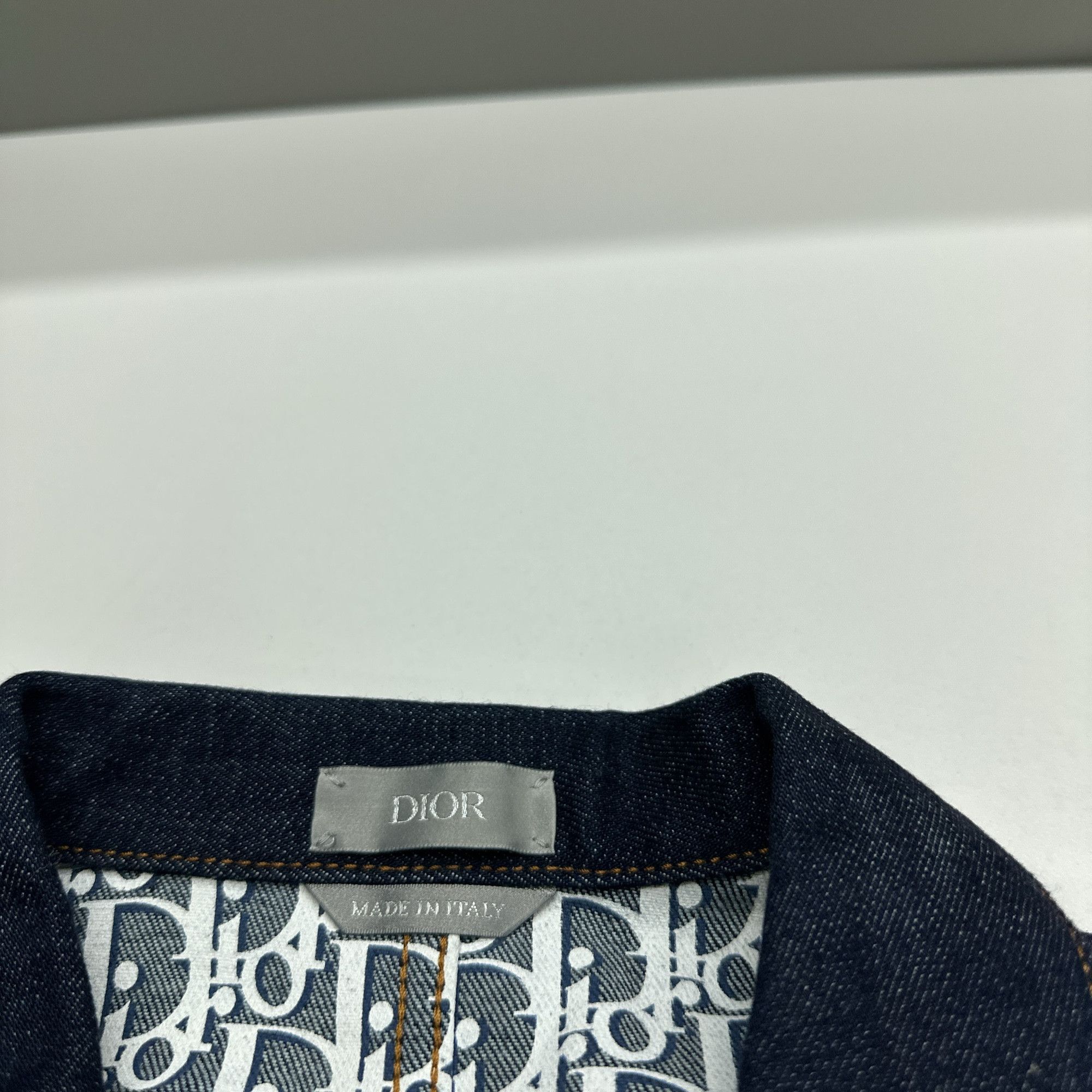 Dior Dior Oblique Denim Jacket Size L Size US L / EU 52-54 / 3 - 3 Thumbnail
