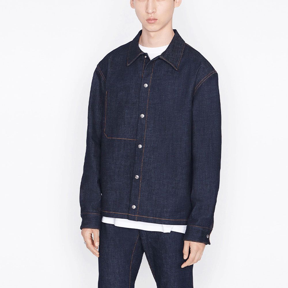 Dior Dior Oblique Denim Jacket Size L Size US L / EU 52-54 / 3 - 7 Thumbnail