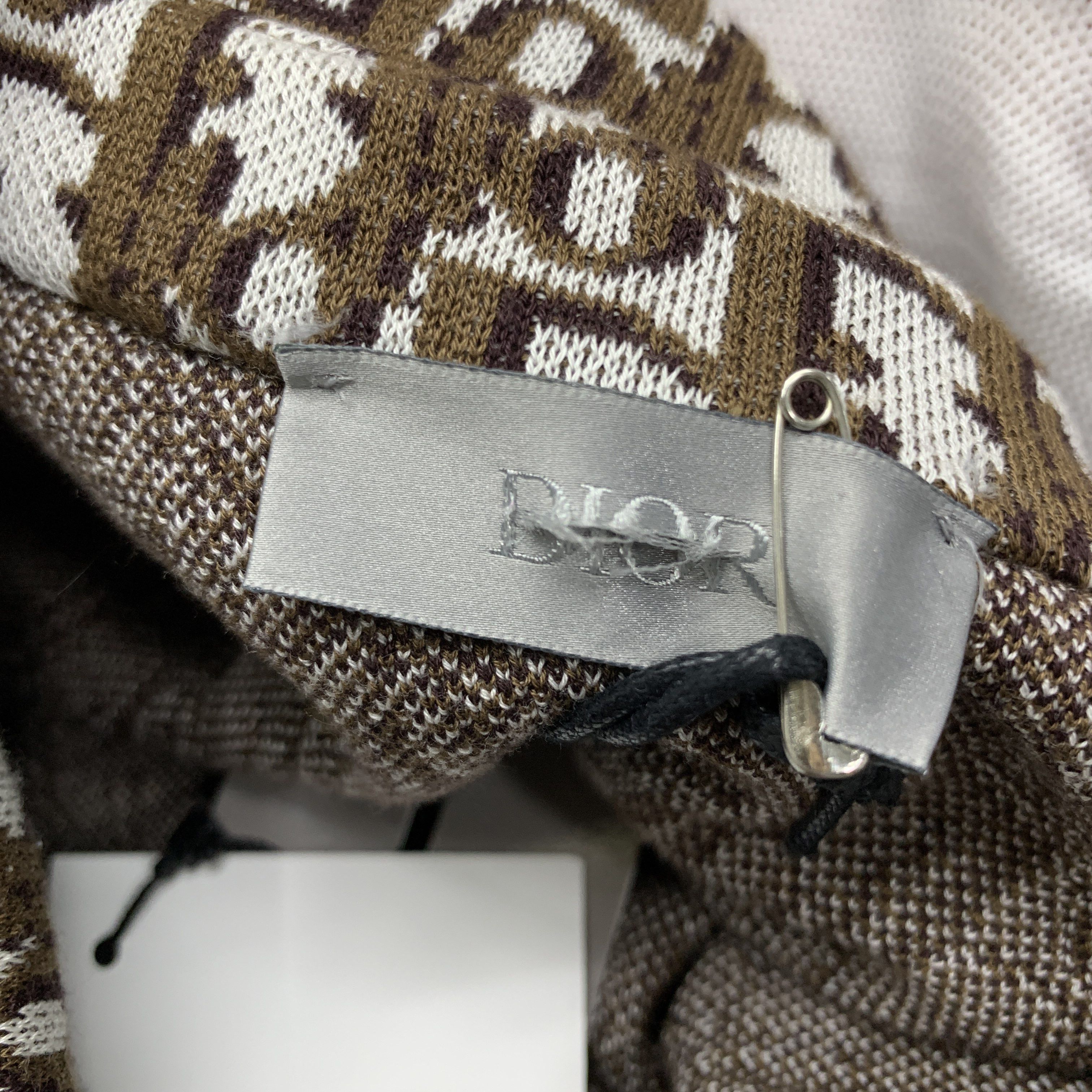Dior Dior Brown Oblique Logo Button Up Shirt Size S Size US S / EU 44-46 / 1 - 3 Thumbnail
