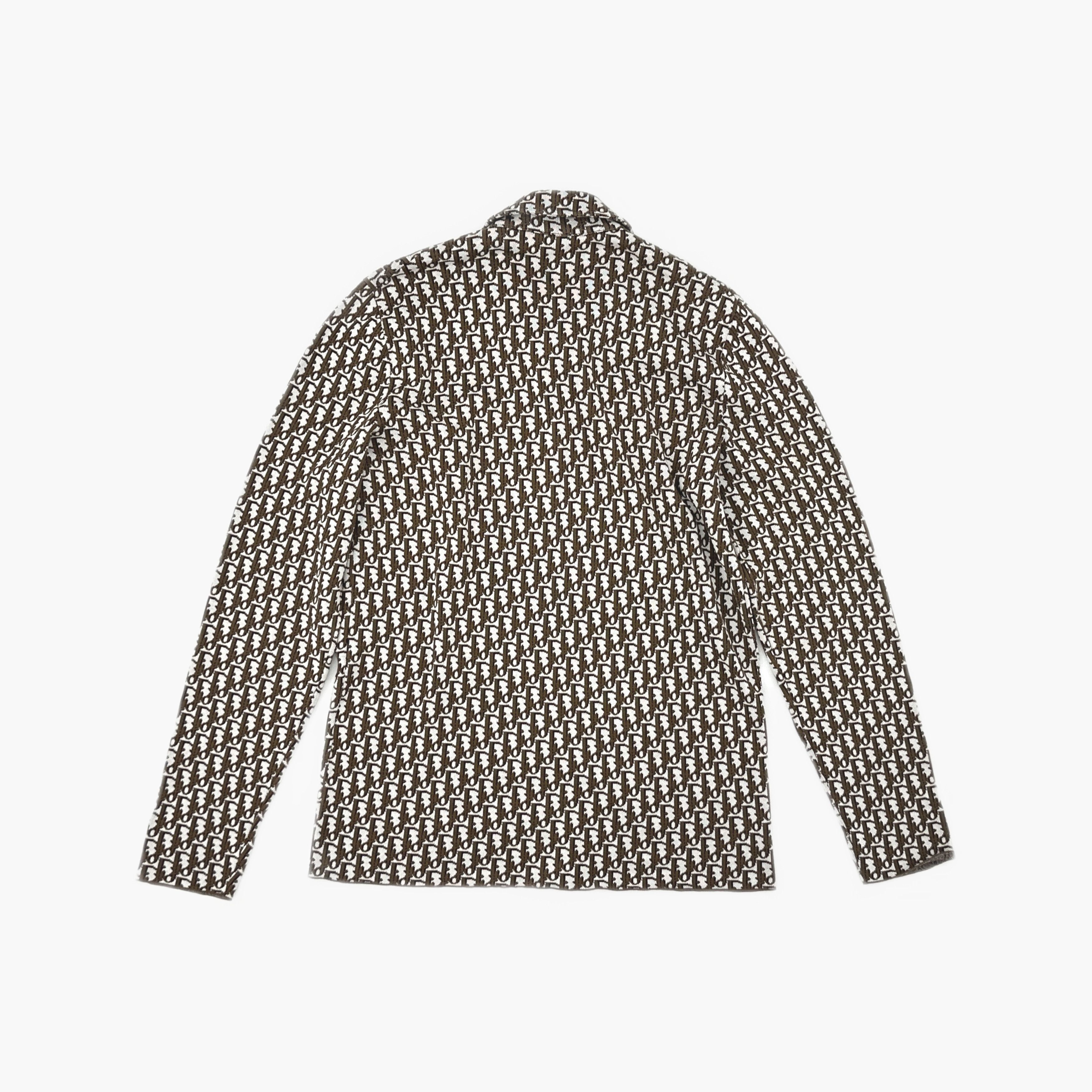 Dior Dior Brown Oblique Logo Button Up Shirt Size S Size US S / EU 44-46 / 1 - 2 Thumbnail