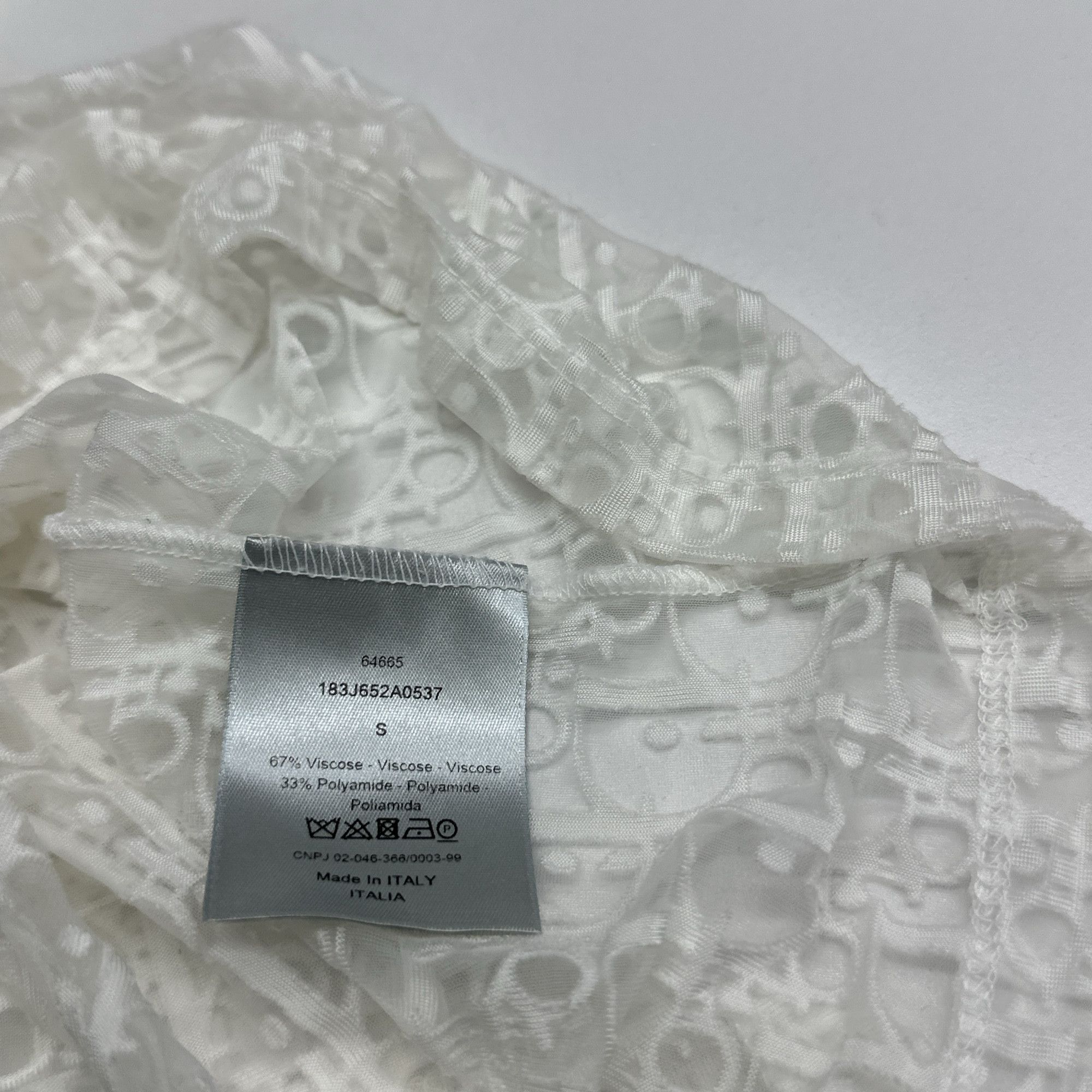 Dior Dior Oblique Monogram T-Shirt Size S Size US S / EU 44-46 / 1 - 5 Thumbnail