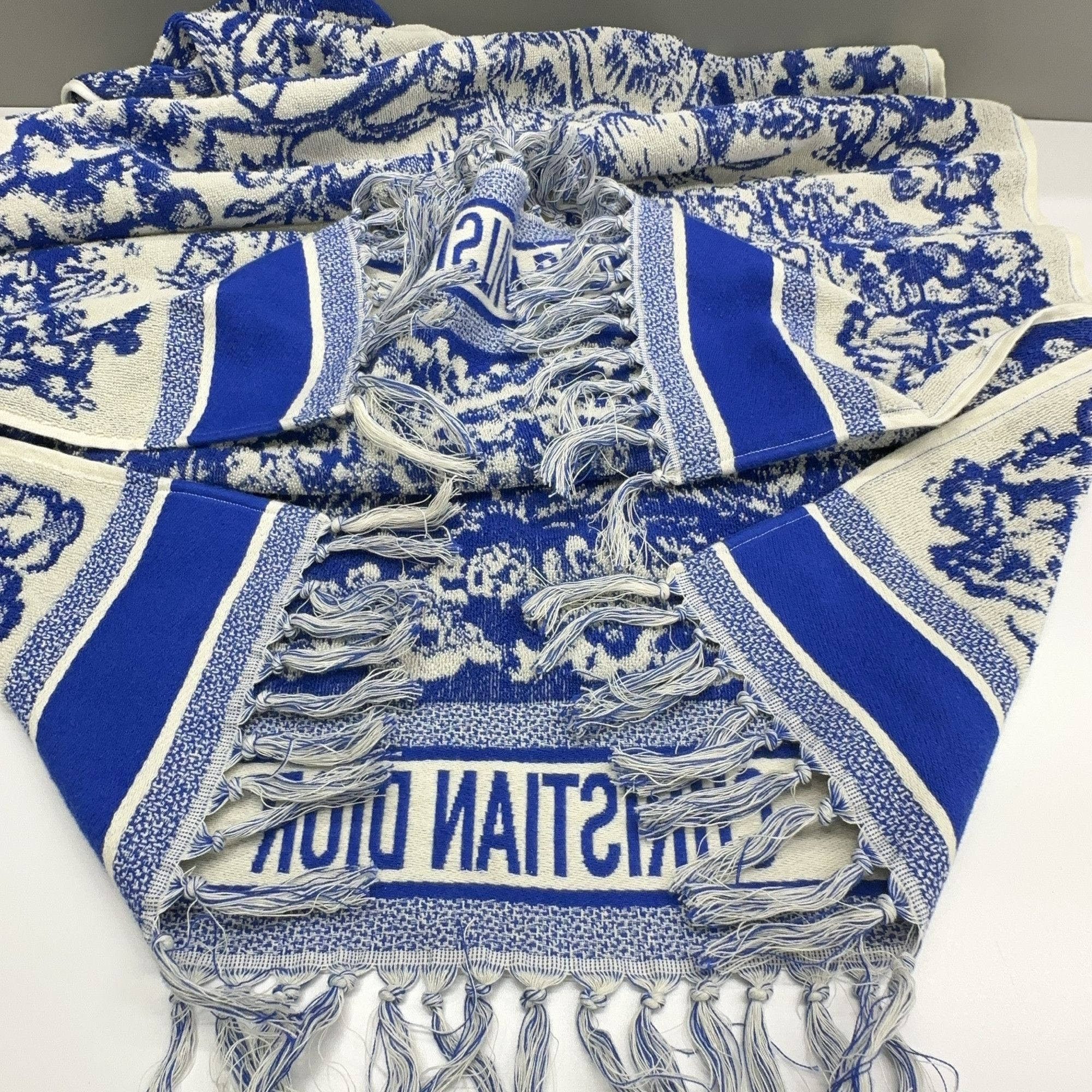 Dior Christian Dior Toile de Jouy Hooded Poncho One Size Size ONE SIZE - 10 Thumbnail