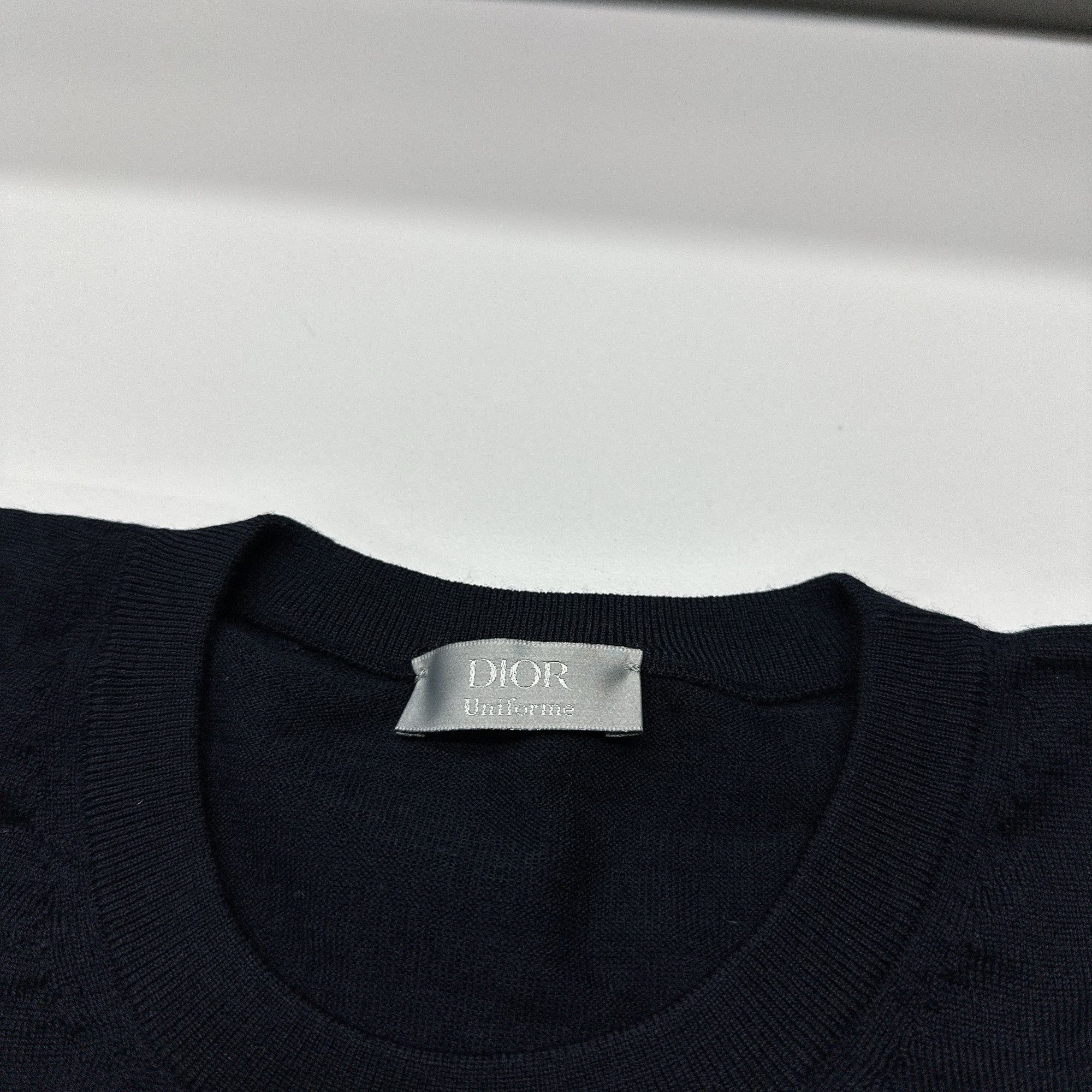 Dior Dior Uniforme Wool Crewneck Sweater Size M Size US M / EU 48-50 / 2 - 3 Thumbnail