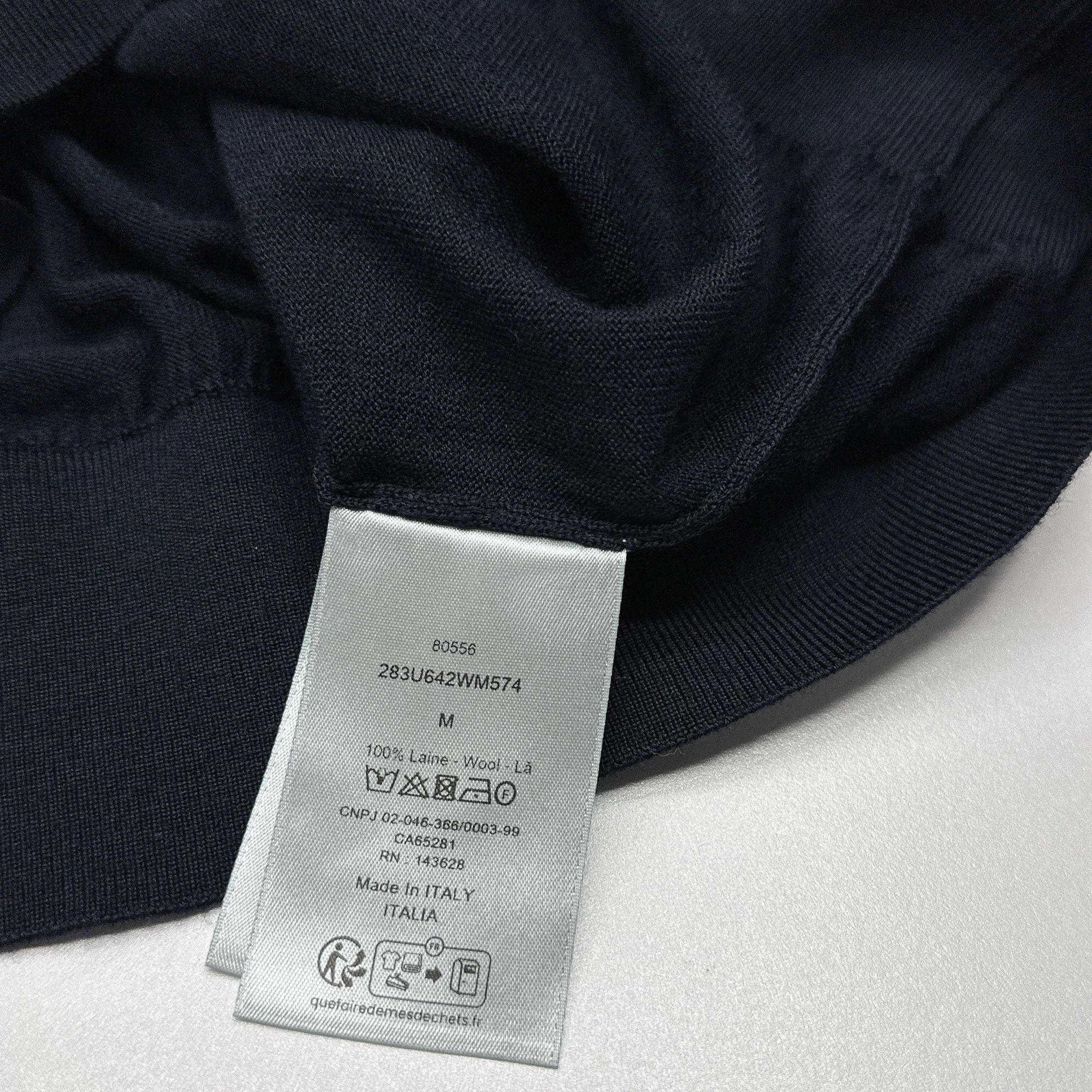 Dior Dior Uniforme Wool Crewneck Sweater Size M Size US M / EU 48-50 / 2 - 5 Thumbnail