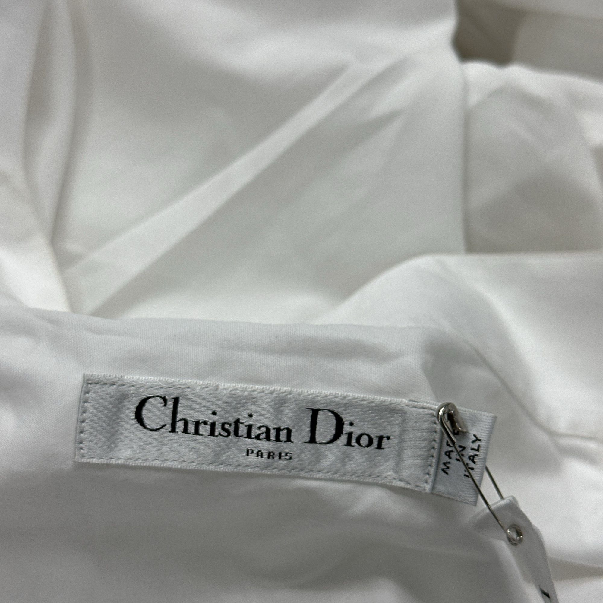 Dior Dior Bee Embroidery Button Up Shirt Size 38 Size S / US 4 / IT 40 - 4 Thumbnail