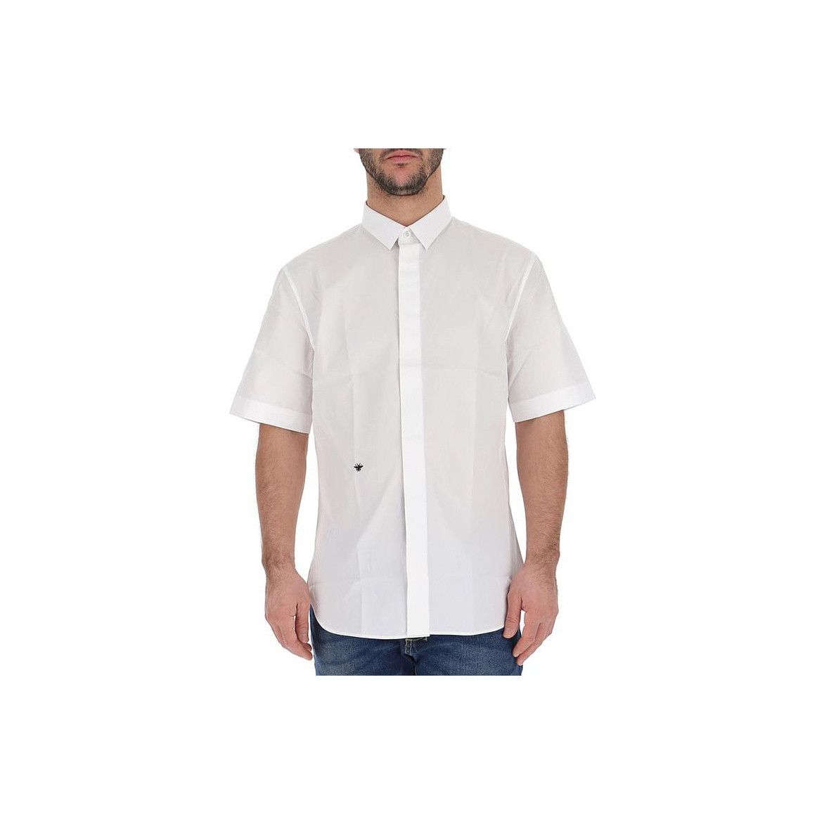 Dior Dior Embroidered Bee Shirt US M Size US XXS / EU 40 - 6 Thumbnail