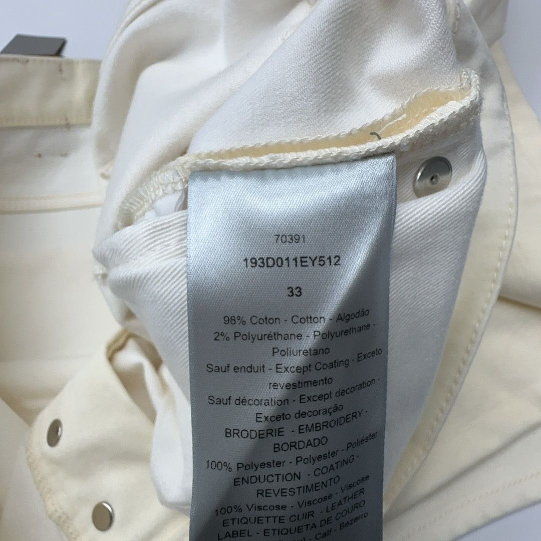Dior Dior x Cactus Jack Leather Patch Pants Size 33 Size US 33 - 3 Thumbnail