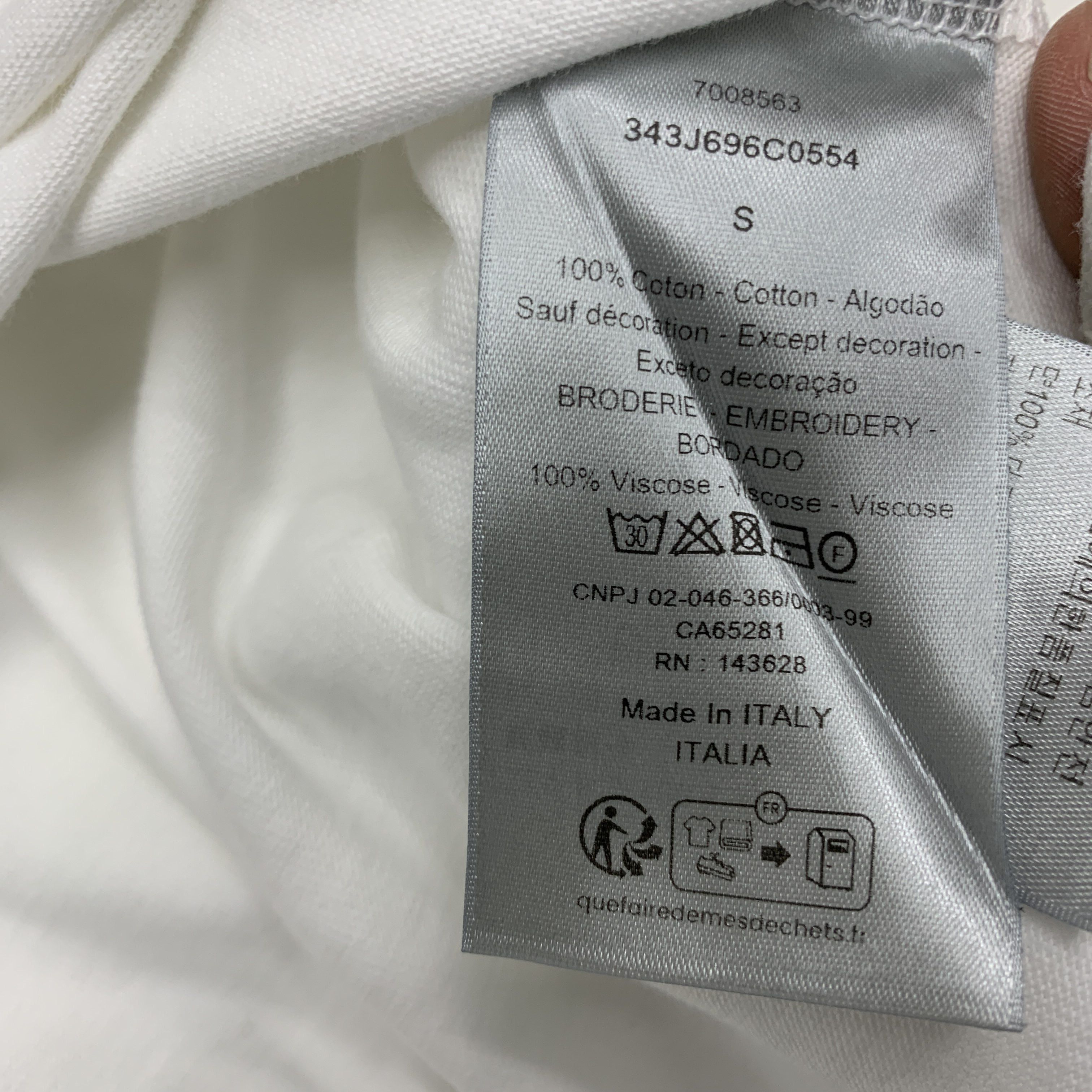Dior Dior Christian Dior Couture Logo T-Shirt Size S Size US S / EU 44-46 / 1 - 4 Thumbnail