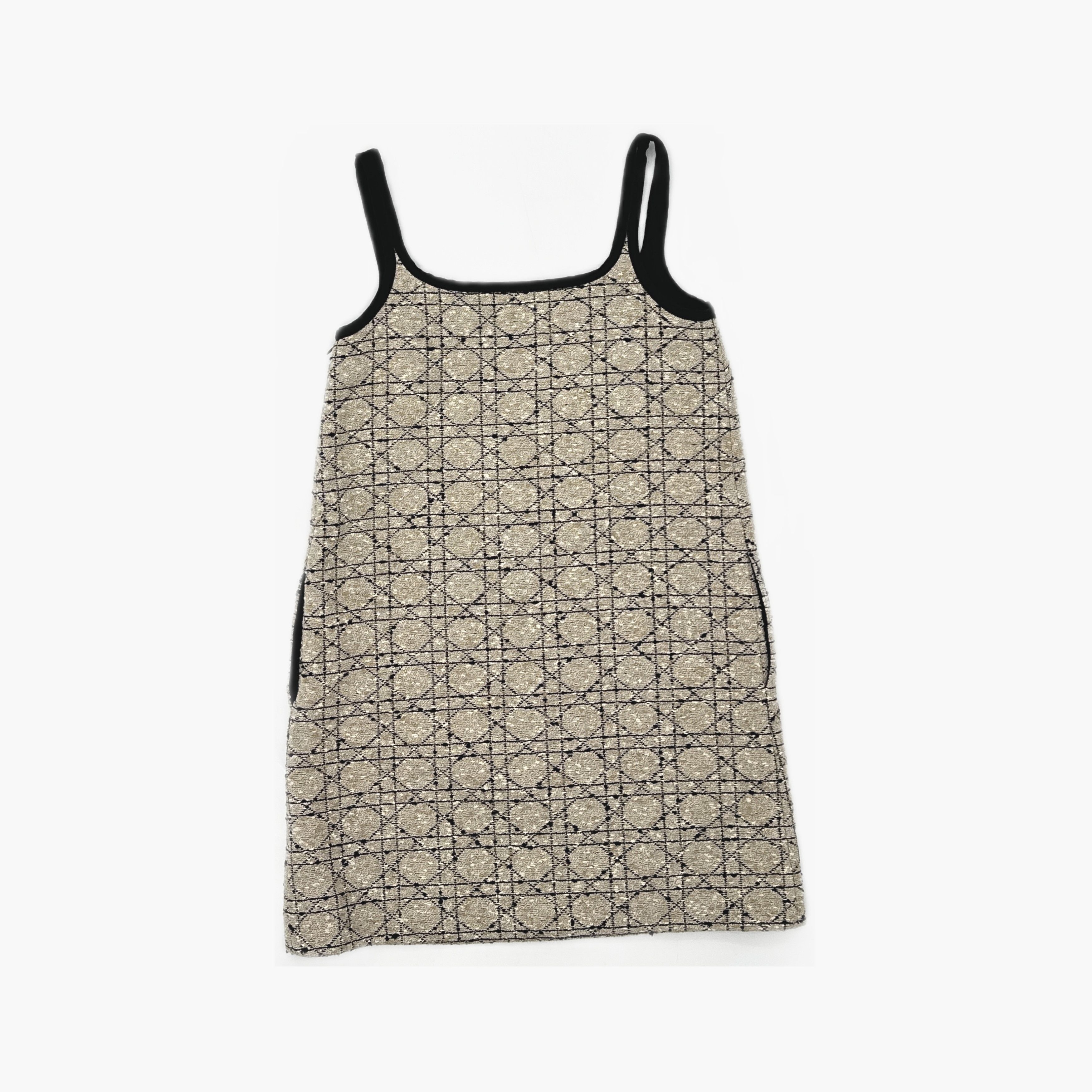 Dior Dior Cannage Tweed Mini Dress Size 34 Size XS / US 0-2 / IT 36-38 - 2 Thumbnail