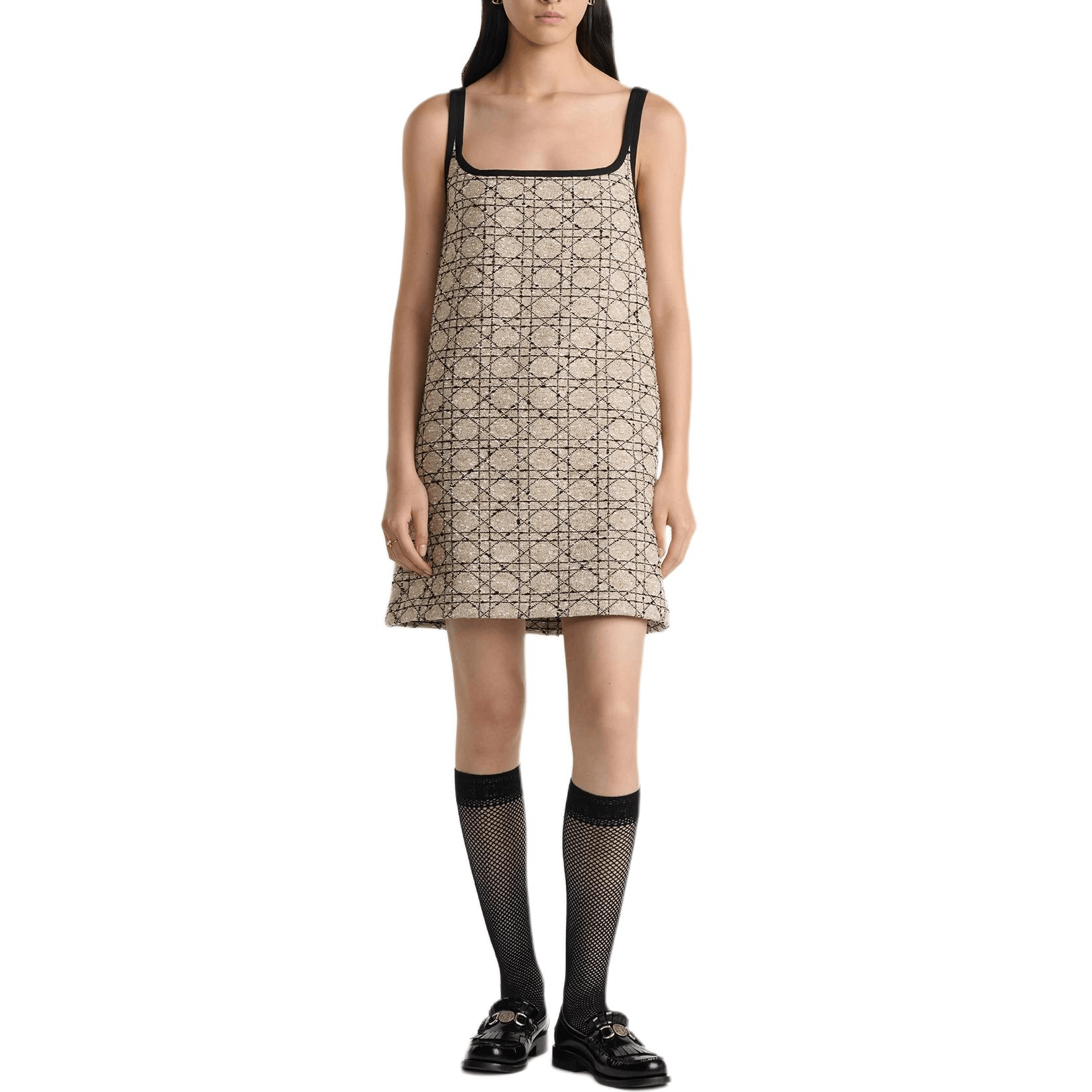 Dior Dior Cannage Tweed Mini Dress Size 34 Size XS / US 0-2 / IT 36-38 - 6 Thumbnail