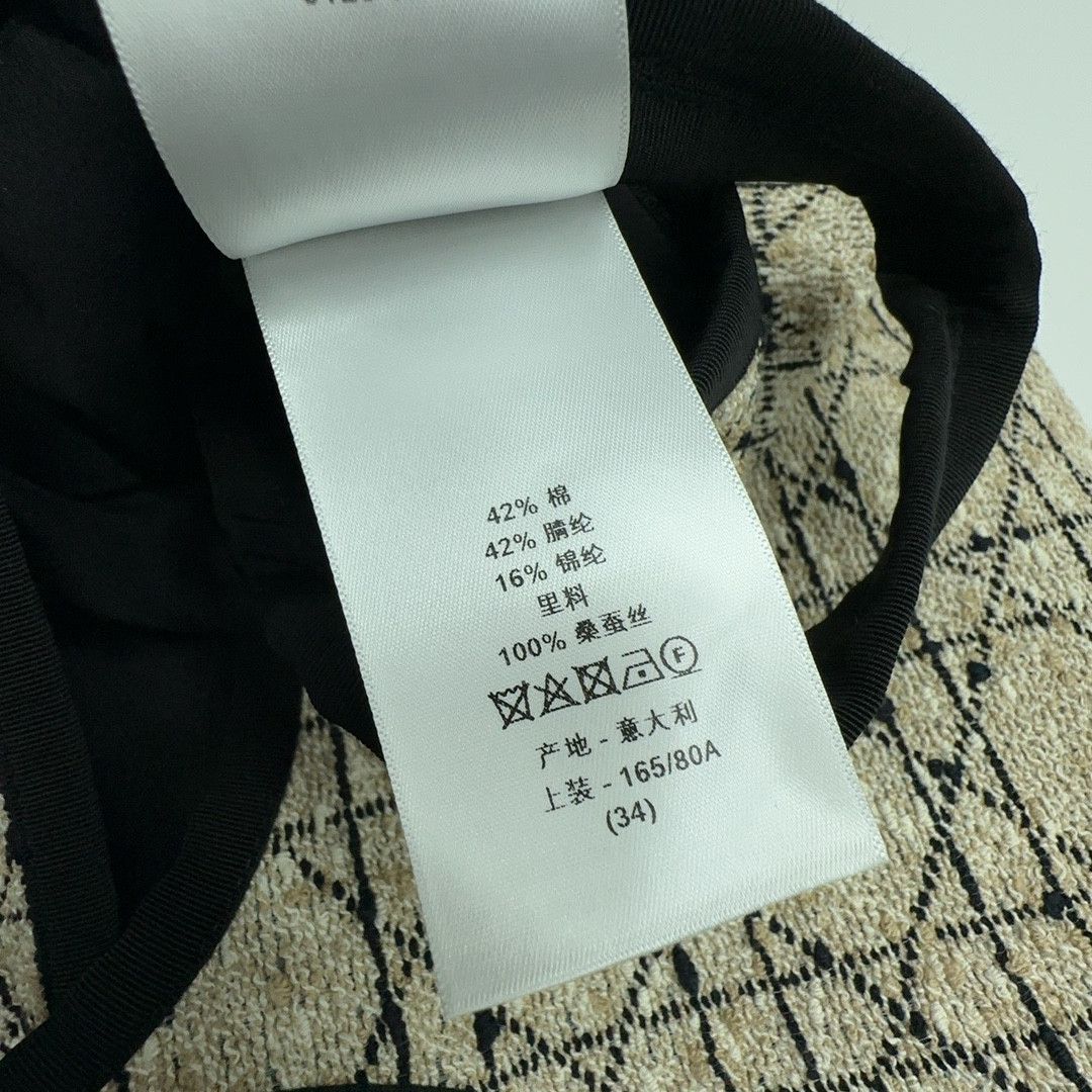 Dior Dior Cannage Tweed Mini Dress Size 34 Size XS / US 0-2 / IT 36-38 - 5 Thumbnail