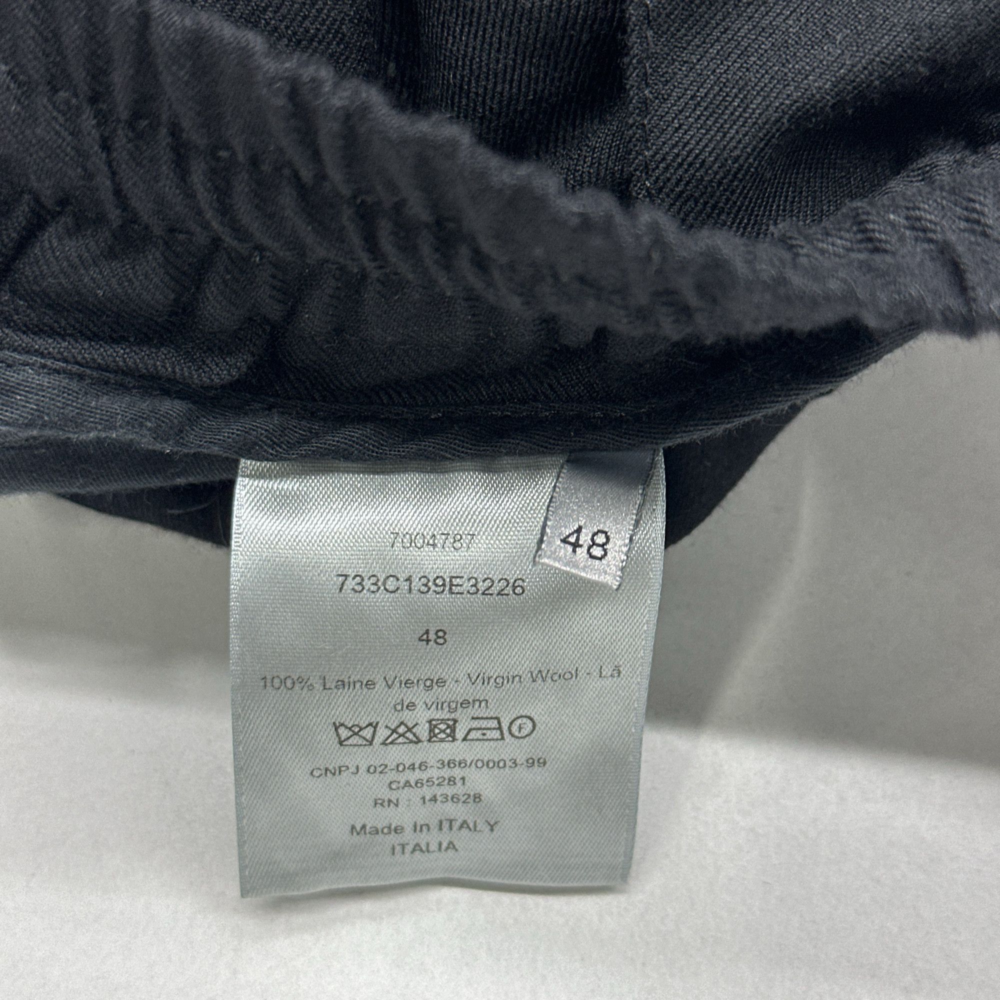 Dior Dior Wool Sweatpants Size 32 Size US 32 / EU 48 - 4 Thumbnail