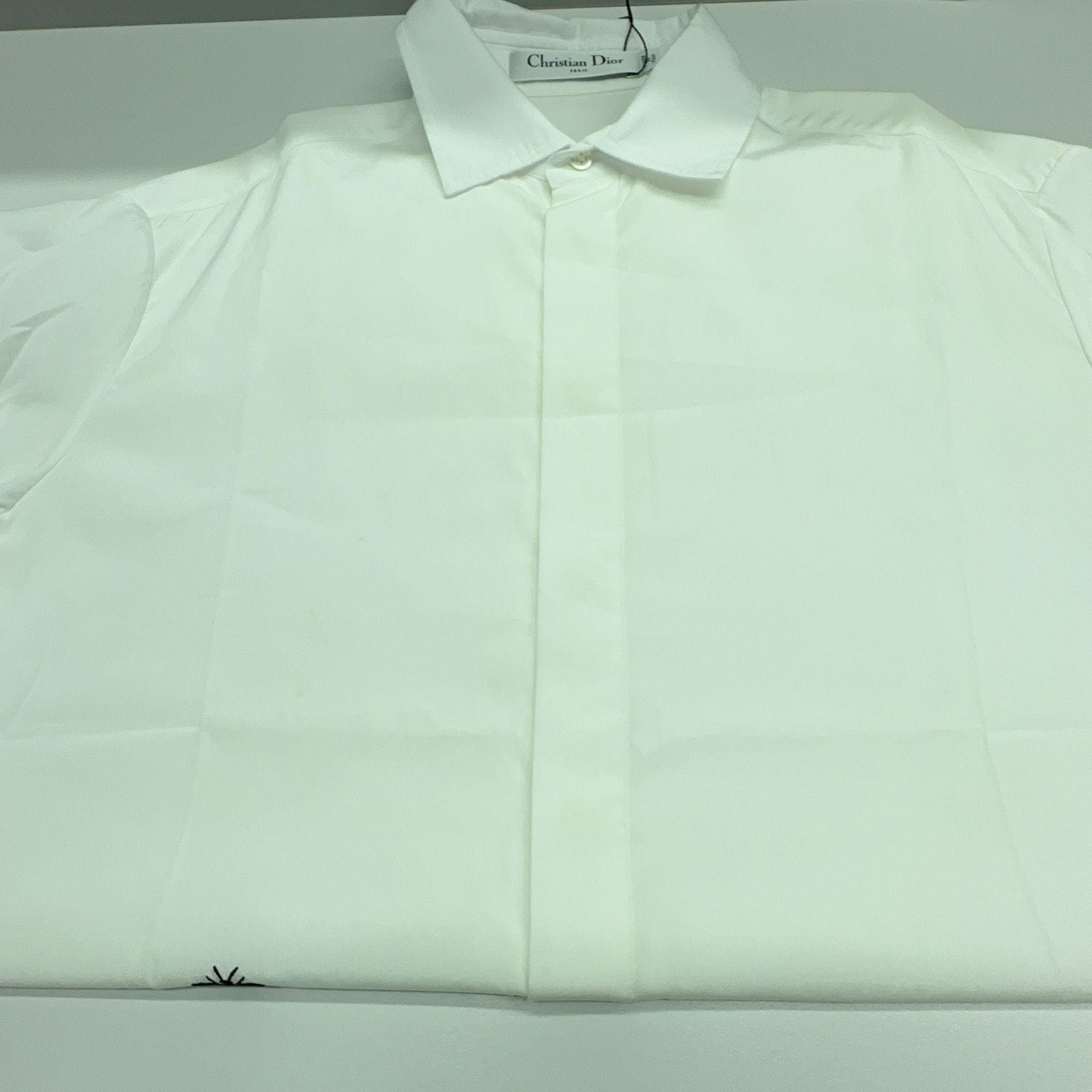 Dior Dior Bee Embroidered Button Up Shirt Size 34 Size XS / US 0-2 / IT 36-38 - 6 Thumbnail