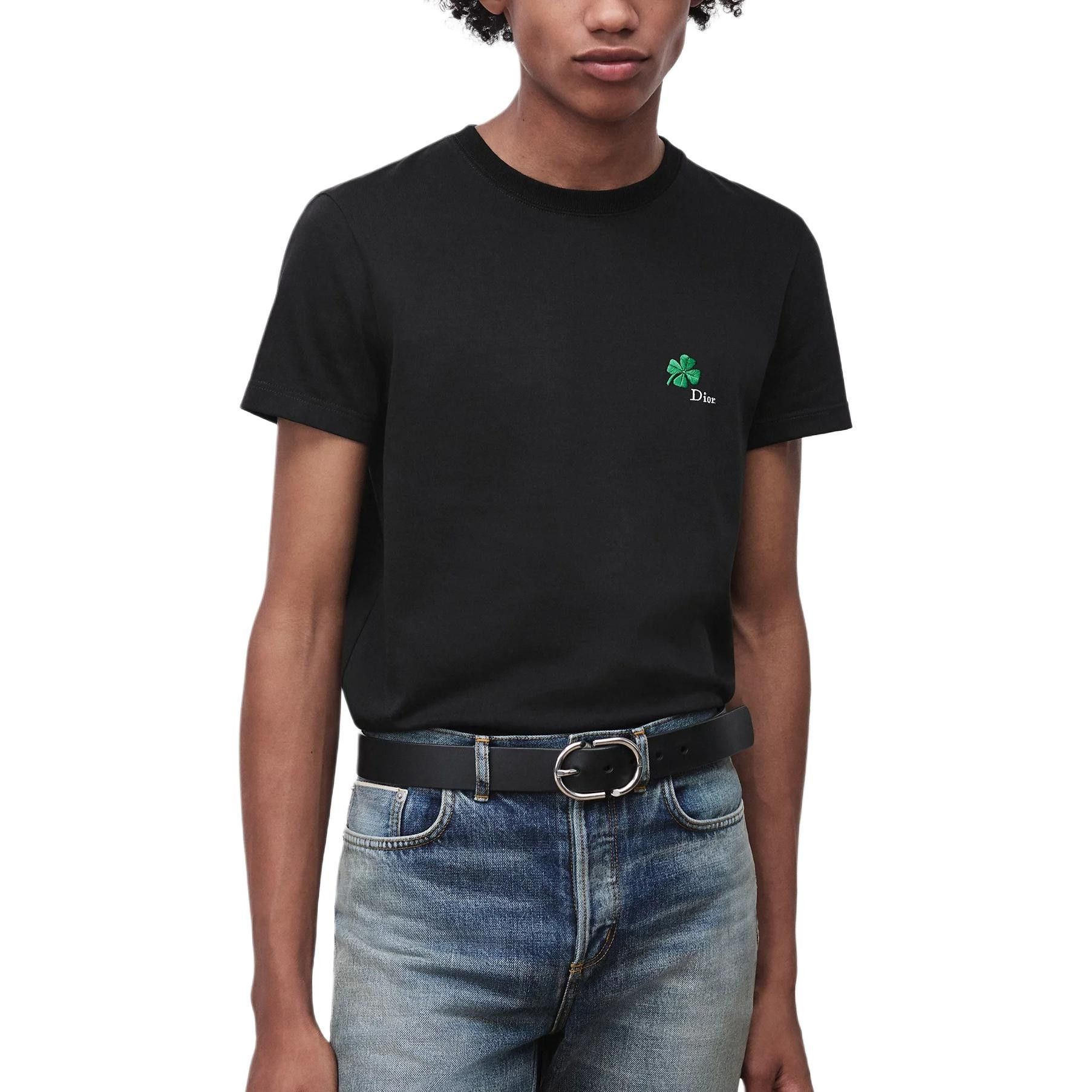 Dior Dior Clover Embroidery T-Shirt Size XL Size US XL / EU 56 / 4 - 8 Thumbnail