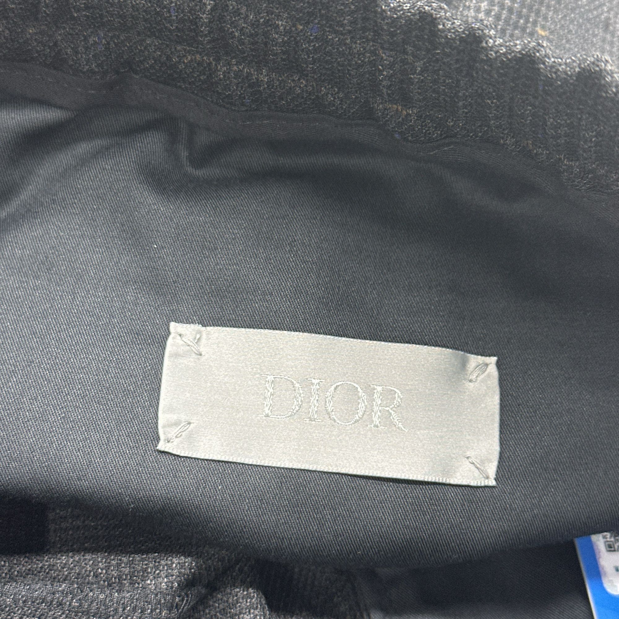 Dior Dior Check Wool Joggers Size 32 Size US 32 / EU 48 - 3 Thumbnail