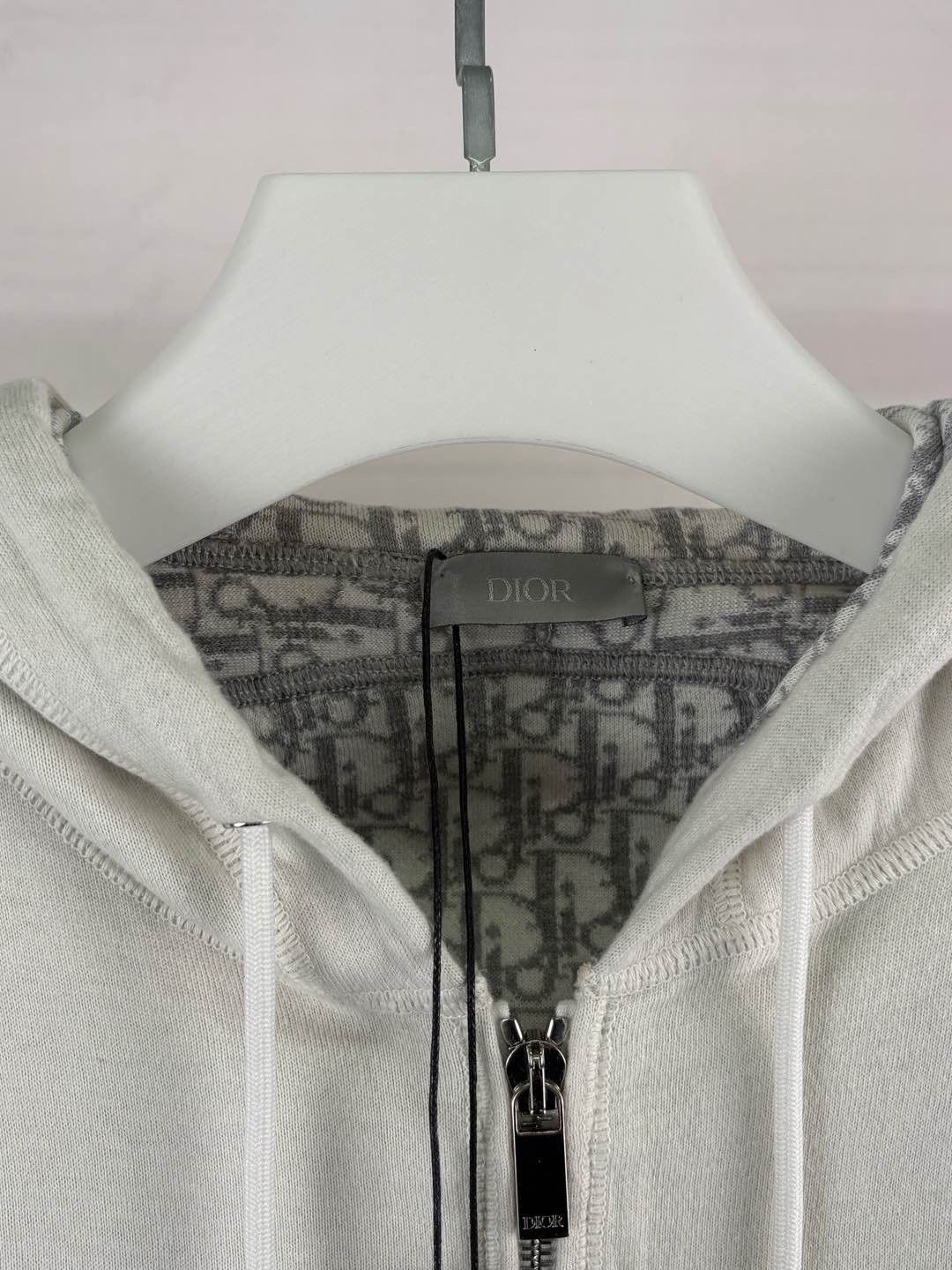 Dior Dior Oblique Lining Zip-Up Hoodie Size L Size US L / EU 52-54 / 3 - 5 Thumbnail