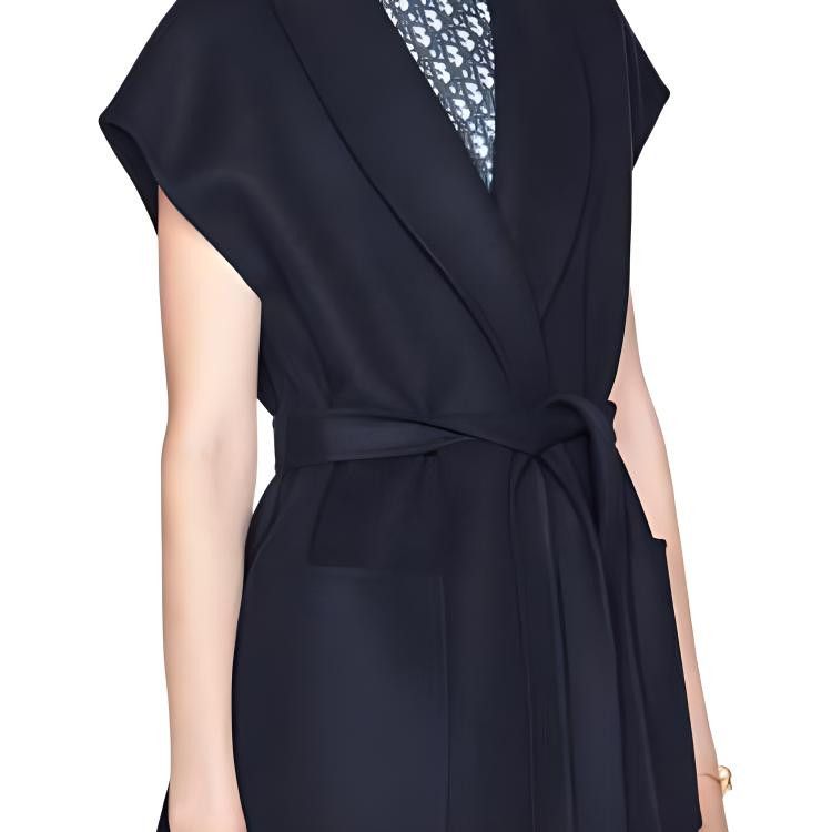 Dior Dior Virgin Wool Belted Vest Size 34 Size XS / US 0-2 / IT 36-38 - 8 Thumbnail