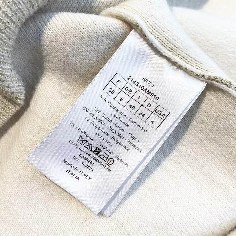Dior Dior Houndstooth Cashmere Sweater Size 36 Size XS / US 0-2 / IT 36-38 - 4 Thumbnail