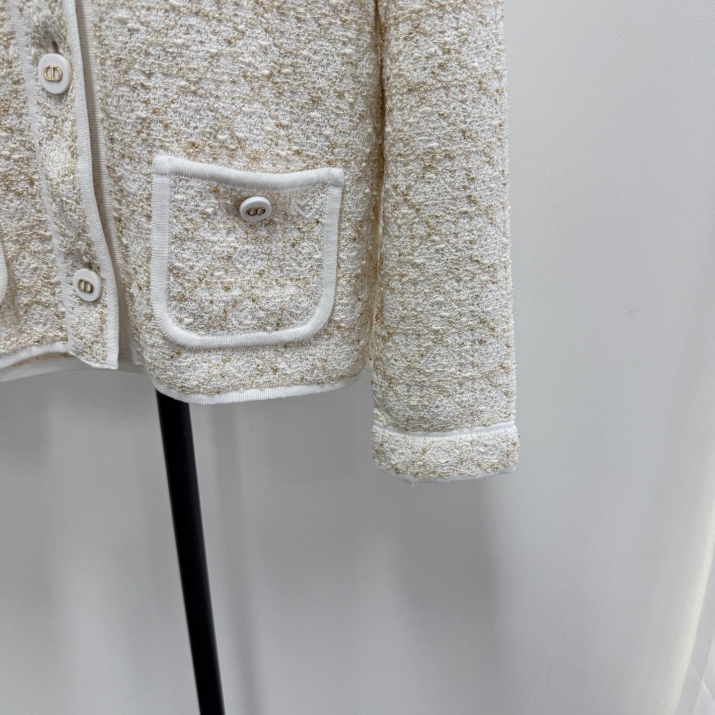 Dior Dior Tweed Embroidered Jacket Size 36 Size XS / US 0-2 / IT 36-38 - 9 Thumbnail