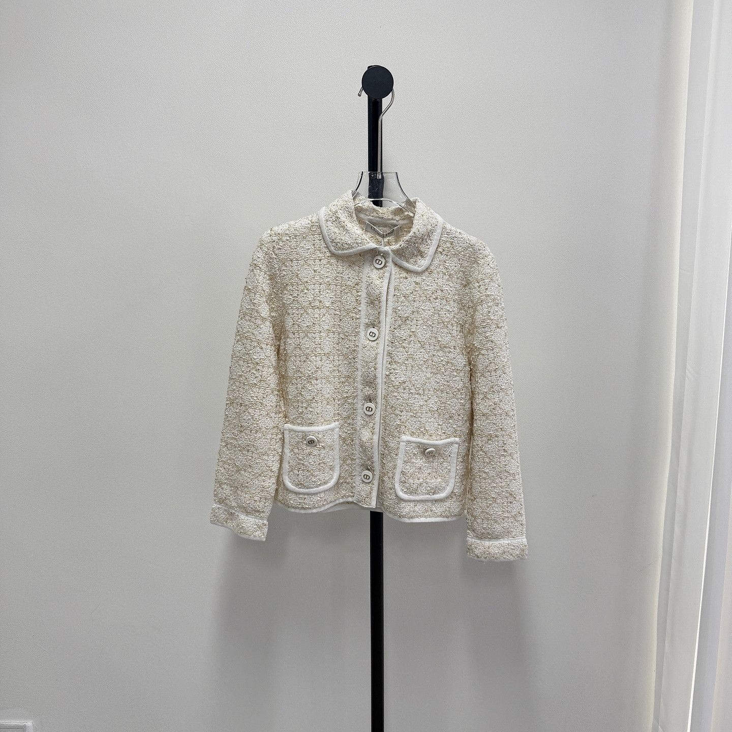 Dior Dior Tweed Embroidered Jacket Size 36 Size XS / US 0-2 / IT 36-38 - 5 Thumbnail