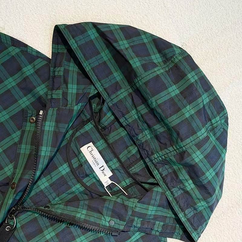 Dior Dior Plaid Hooded Jacket FR 34 Size XS / US 0-2 / IT 36-38 - 3 Thumbnail